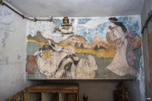 Ligne Maginot - SCHOENENBOURG - (Ouvrage d'artillerie) - Bloc 2
Peintures murales et graffitis dans les locaux de l'ouvrage