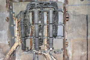 Ligne Maginot - METRICH - A17 - (Ouvrage d'artillerie) - Une partie du système téléphonique de la gare du bloc 7 et du poste de commandement