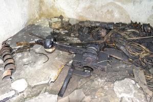 Ligne Maginot - METRICH - A17 - (Ouvrage d'artillerie) - Levier pour un aiguillage dans une gare