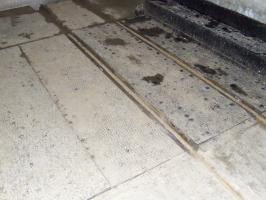 Ligne Maginot - MICHELSBERG - A22 - (Ouvrage d'artillerie) - Entrée mixte
Le pont en position fermé.