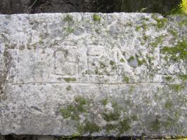 Ligne Maginot - CARREFOUR PARADE 3 - (Cuve pour arme d'infanterie) - Inscription (...GENIE)