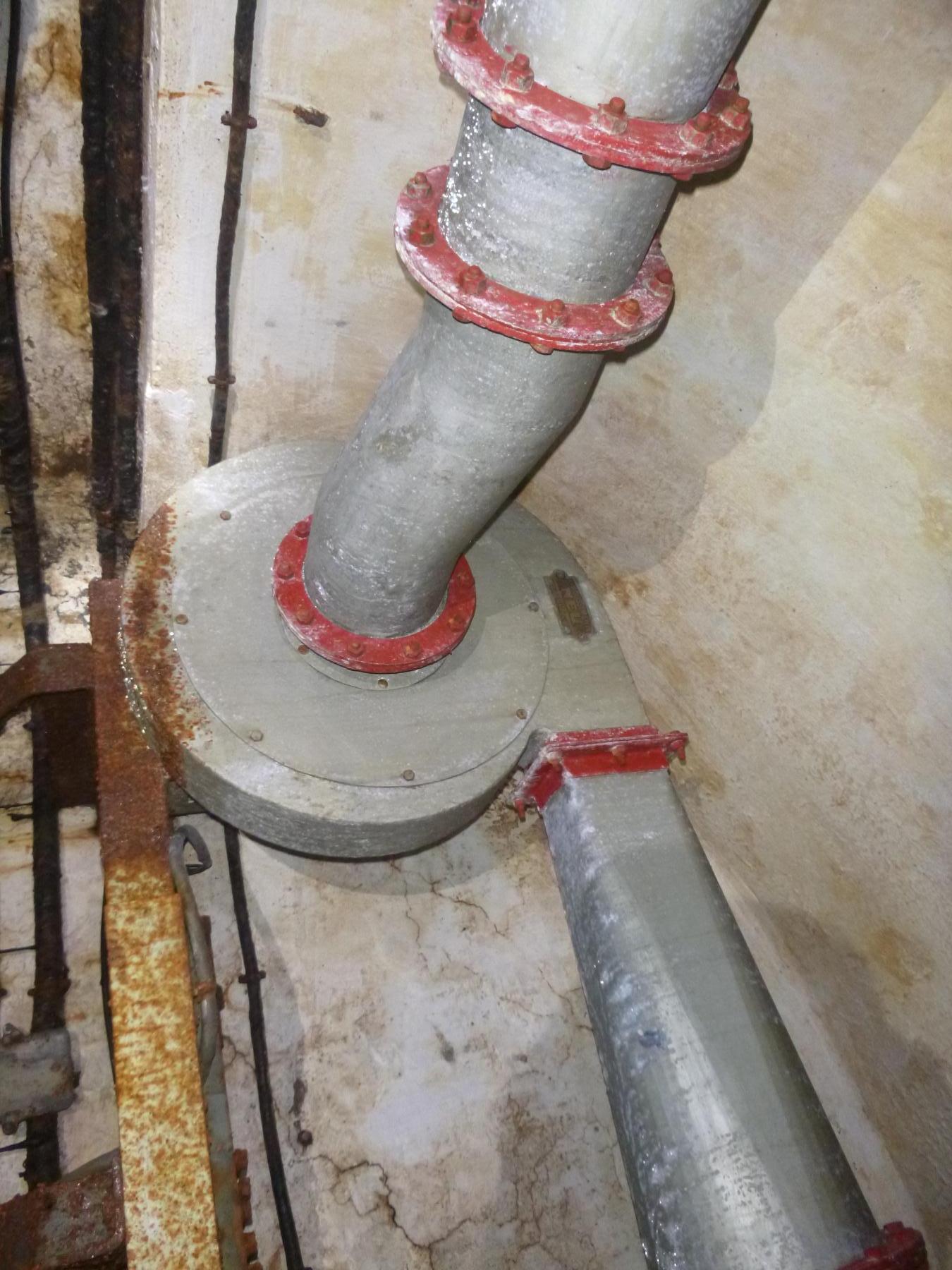 Ligne Maginot - FOUR A CHAUX - FAC - (Ouvrage d'artillerie) - Bloc 3
Ventilation du bloc air neuf ou filtré - J.Luc