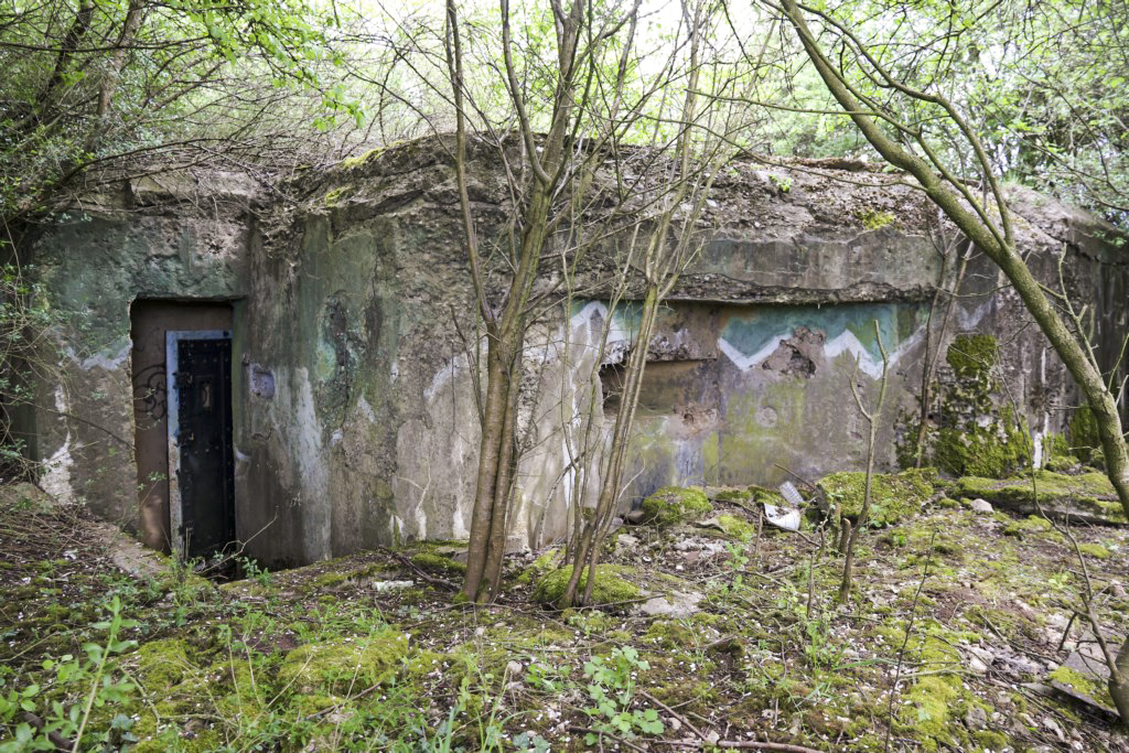 Ligne Maginot - Blockhaus Bb6 - Entrée et flanquement droit