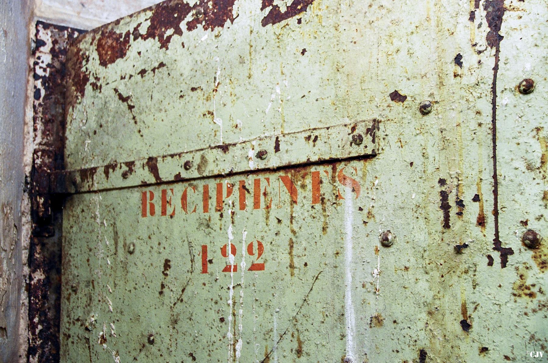 Ligne Maginot - BERENBACH - A26 - (Ouvrage d'infanterie) - Bloc 1
Une porte - Lia VERMEULEN