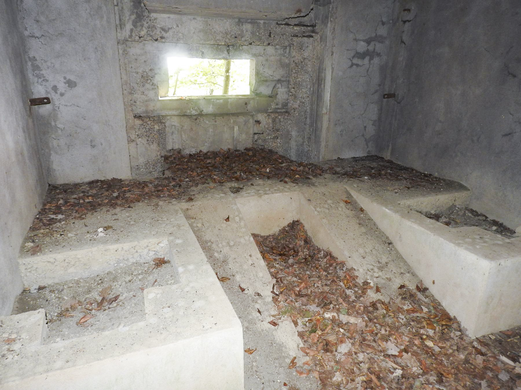 Ligne Maginot - KAISERWALD - (Blockhaus pour canon) - La chambre de tir pour un canon anti-char. - STENGER Mathieu