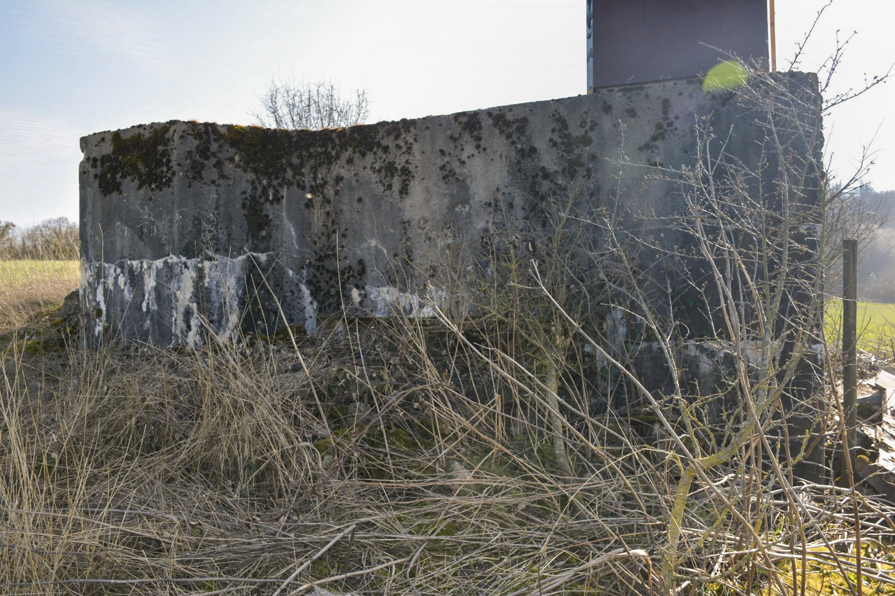 Ligne Maginot - KAUDERHECK - (Blockhaus pour canon) - Vue coté créneau
