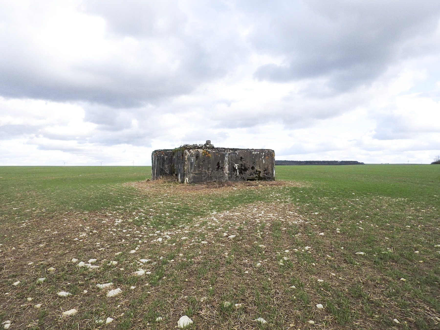 Ligne Maginot - HOCHWAELDEN EST - (Blockhaus pour canon) - Le blockhaus