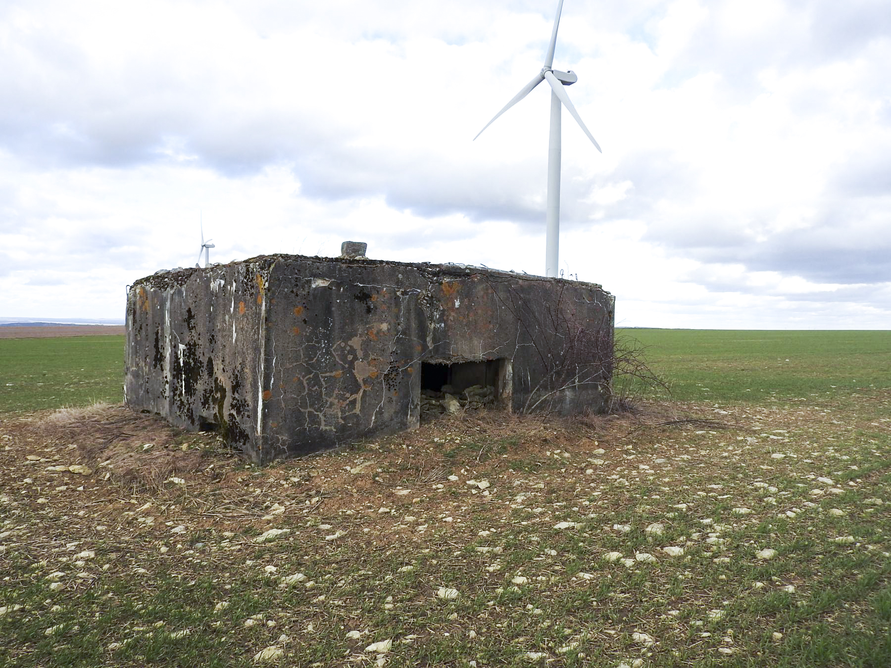 Ligne Maginot - HOCHWAELDEN EST - (Blockhaus pour canon) - L'entrée arrière pour le canon.