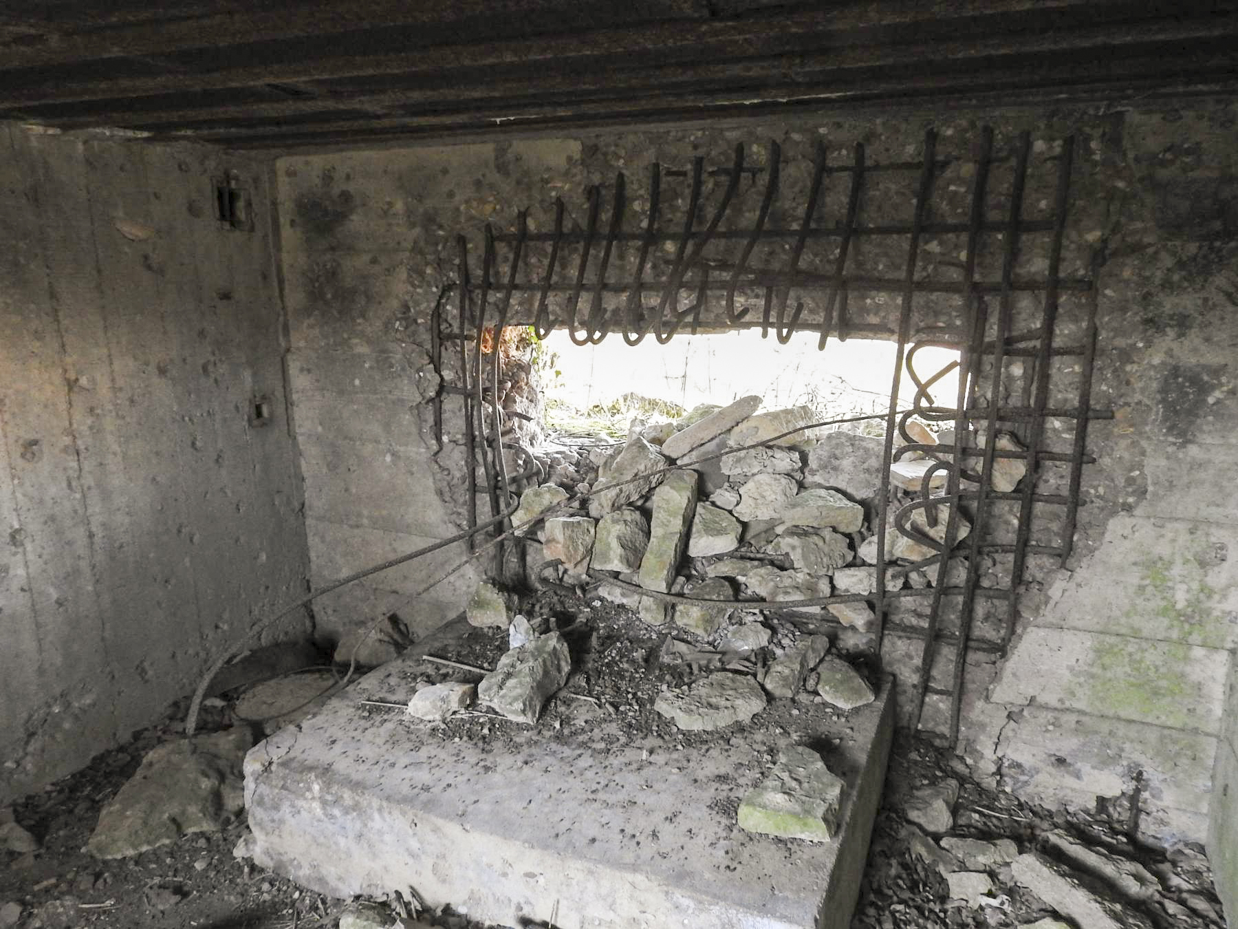Ligne Maginot - MUEHLENBACH 6 - (Blockhaus pour canon) - La chambre de tir pour un canon de 25 AC.