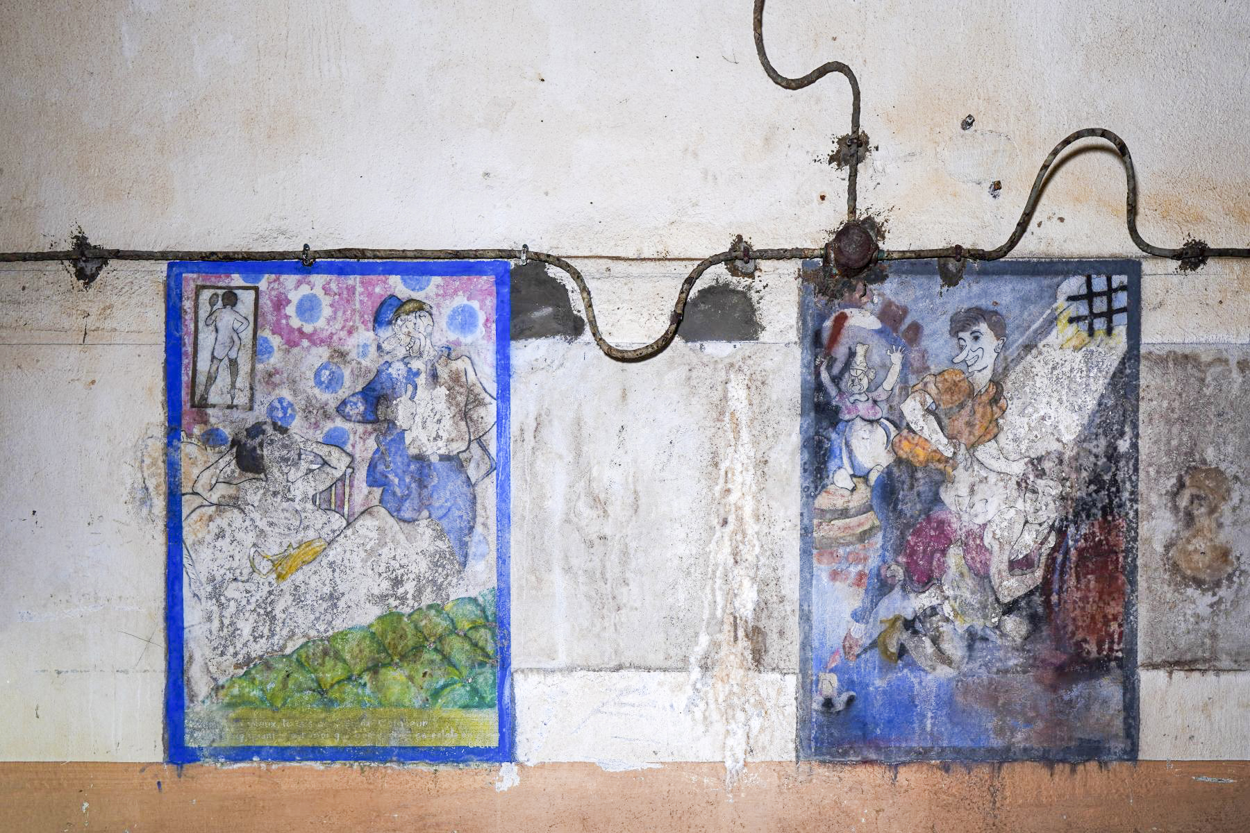 Ligne Maginot - BREHAIN - A6 - (Ouvrage d'artillerie) - Caserne
Peinture murale
 - David Palmer