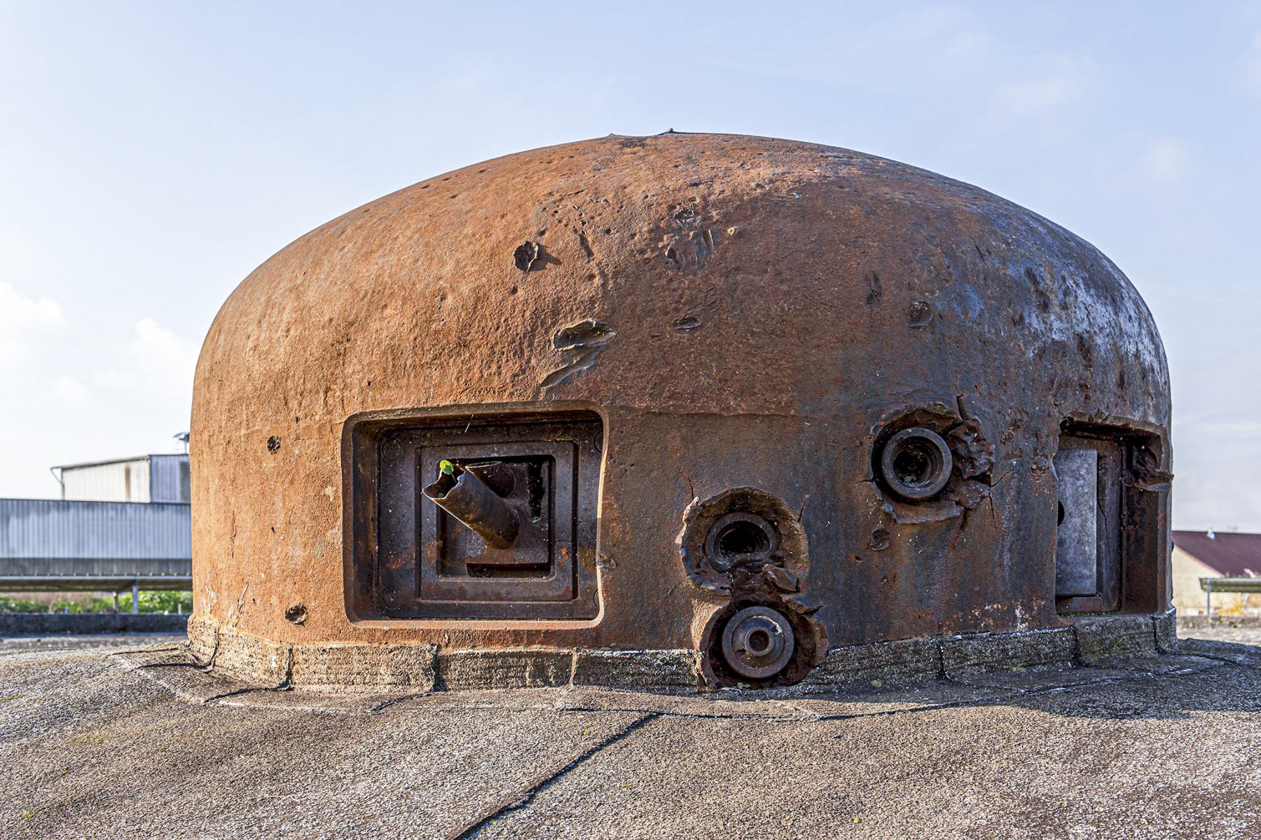 Ligne Maginot - 35/3 - MARCKOLSHEIM SUD - (Casemate d'infanterie - Double) - Cloche GFM - David Palmer