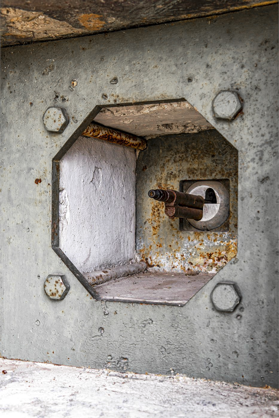 Ligne Maginot - 35/3 - MARCKOLSHEIM SUD - (Casemate d'infanterie - Double) - Créneau FM 24/29 - David Palmer