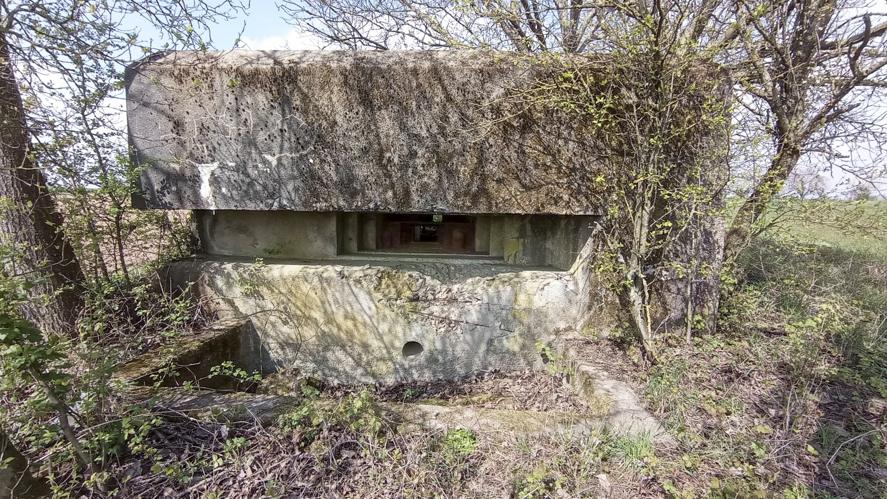 Ligne Maginot - KOHLFELD - (Blockhaus pour canon) - Façade de la chambre de tir  - Baptiste GAUDIN