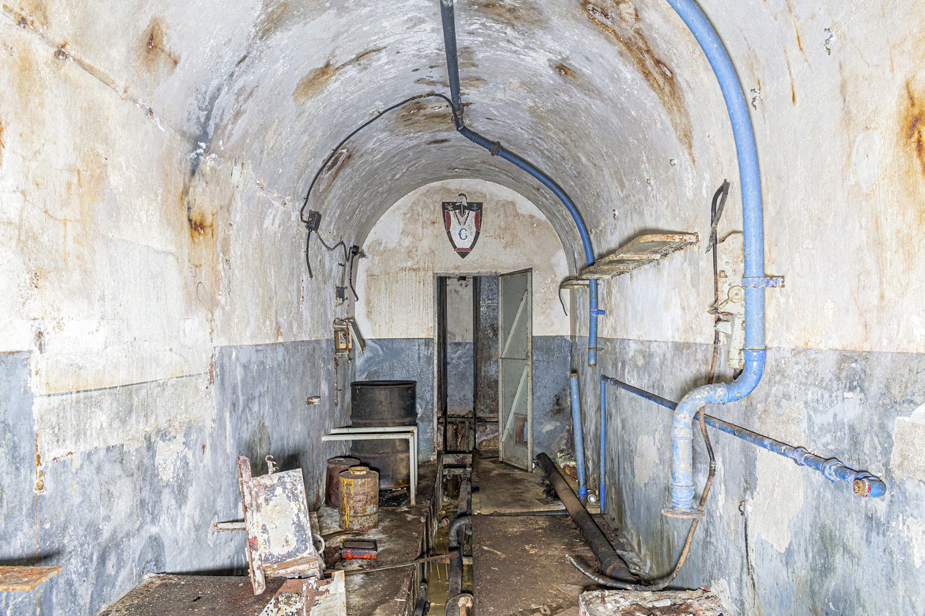 Ligne Maginot - LATIREMONT - A3 - (Ouvrage d'artillerie) - Usine électrique
Peinture murale
 - David Palmer