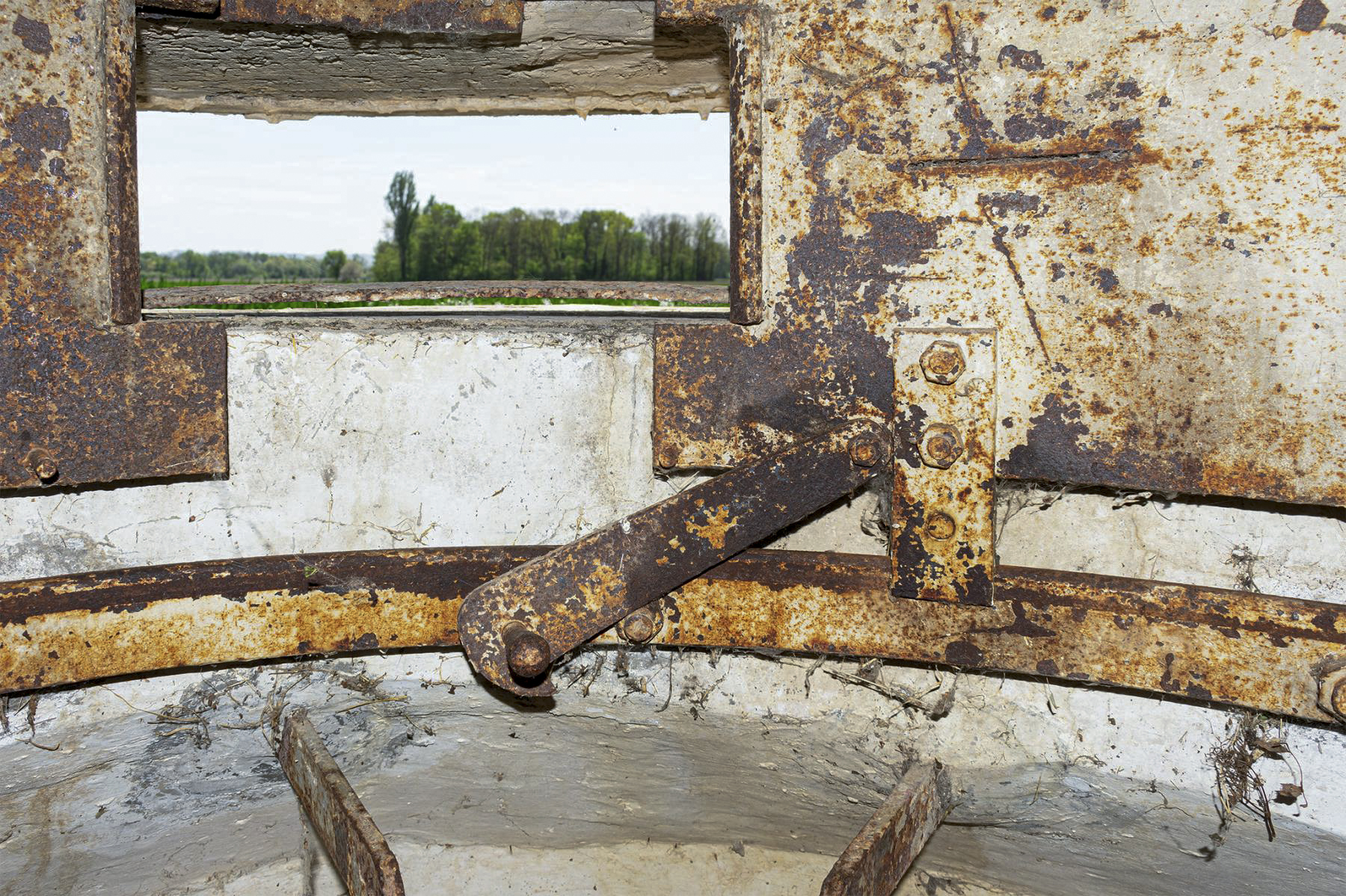 Ligne Maginot - B78 - RICHTOLSHEIM 4 - (Blockhaus pour arme infanterie) - Vue depuis l'embrasure
 - David Palmer