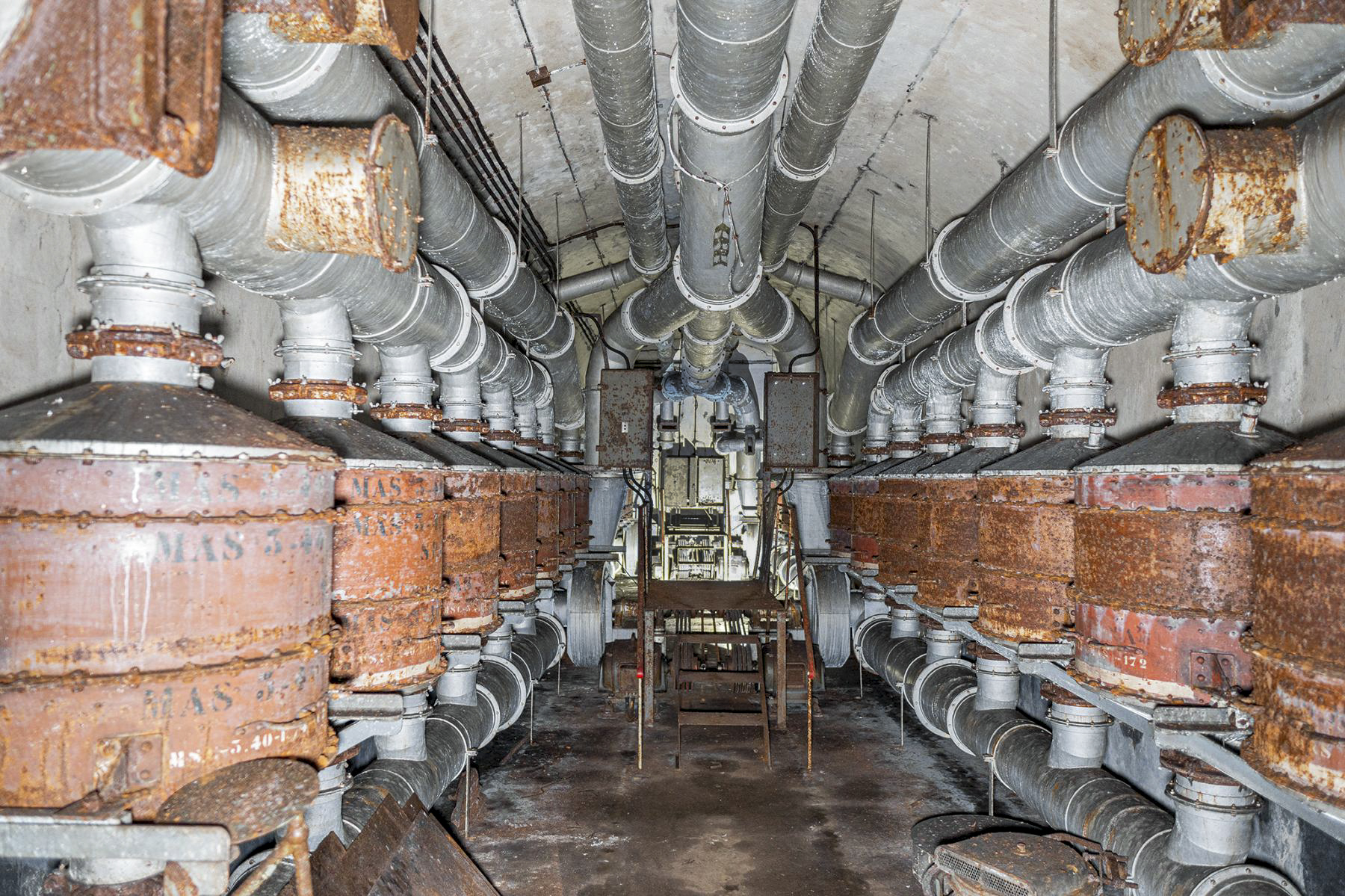 Ligne Maginot - SCHIESSECK - (Ouvrage d'artillerie) - Salle des filtres - David Palmer