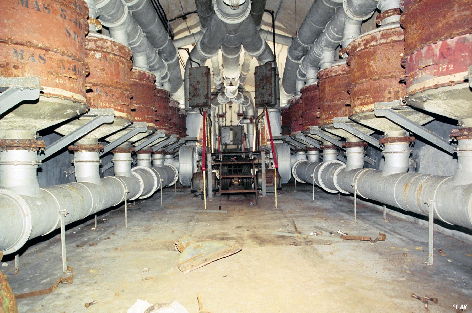Ligne Maginot - SCHIESSECK - (Ouvrage d'artillerie) - Salle des filtres