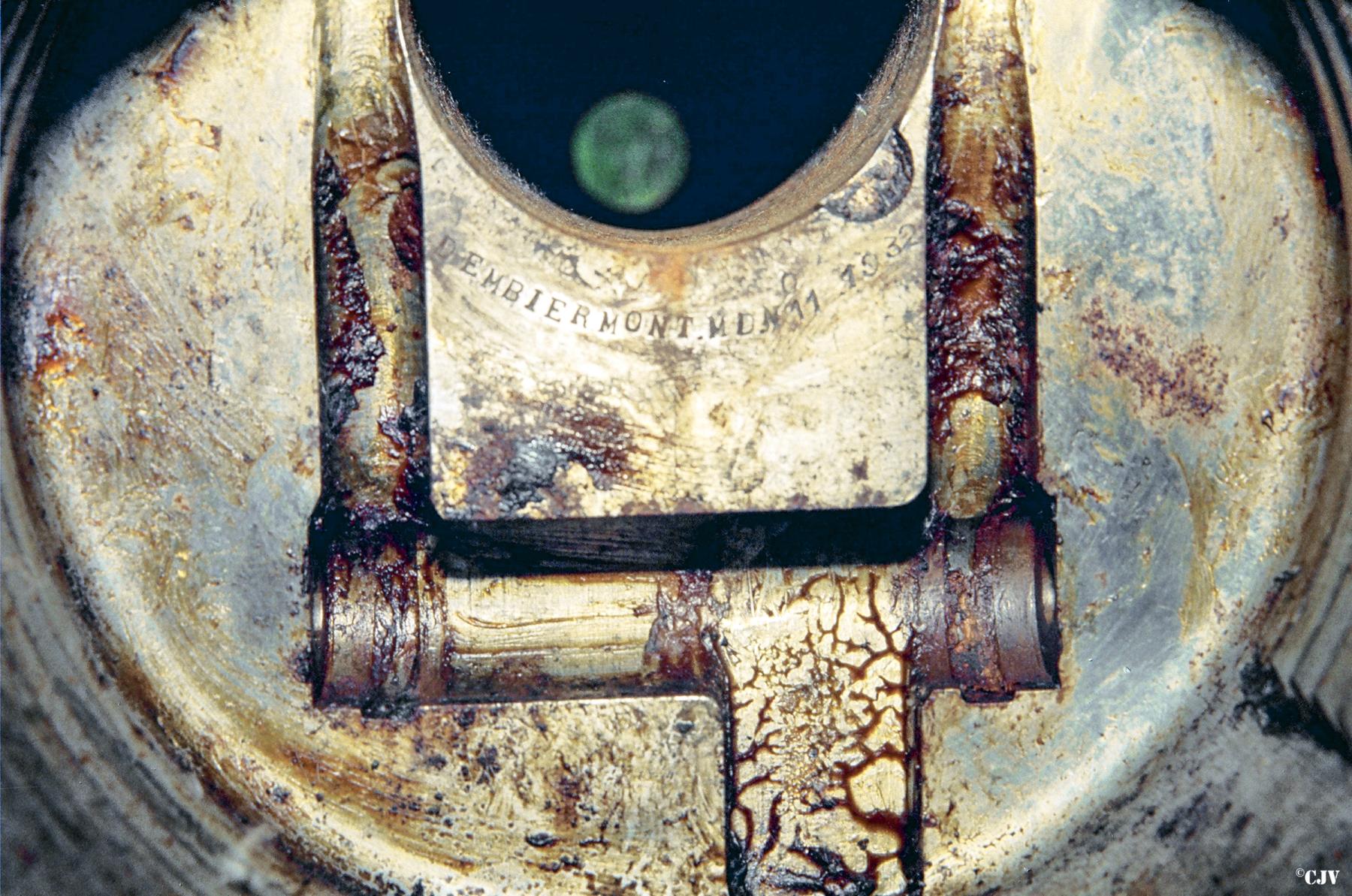 Ligne Maginot - SCHIESSECK - (Ouvrage d'artillerie) - Bloc 7
Système d'expulsion des douilles - Caspar Vermeulen