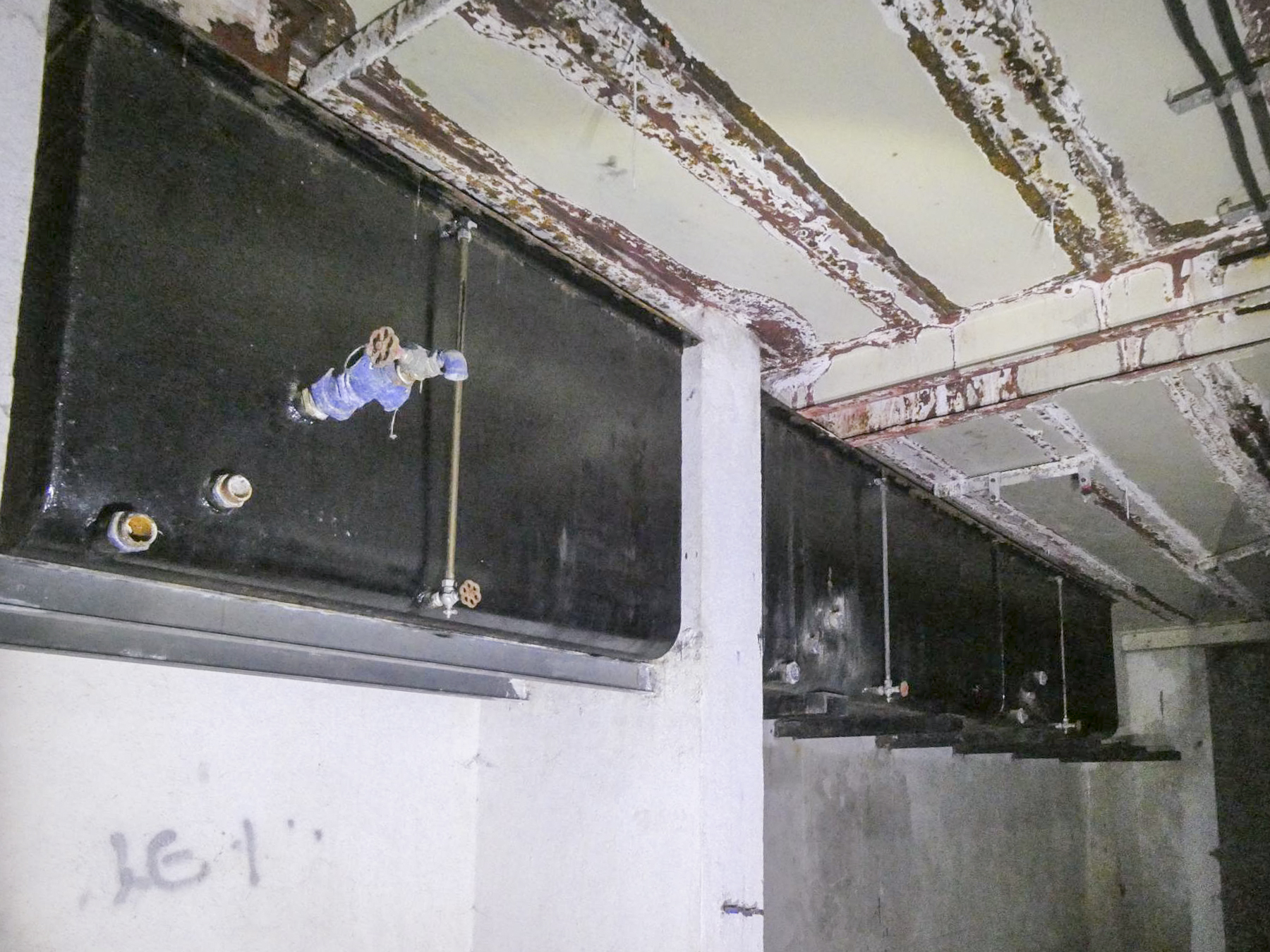 Ligne Maginot - RIMPLAS (RS) - (Ouvrage d'artillerie) - Bloc 4
Réserve d'eau - ELLENA Daniel - CUNY Philippe