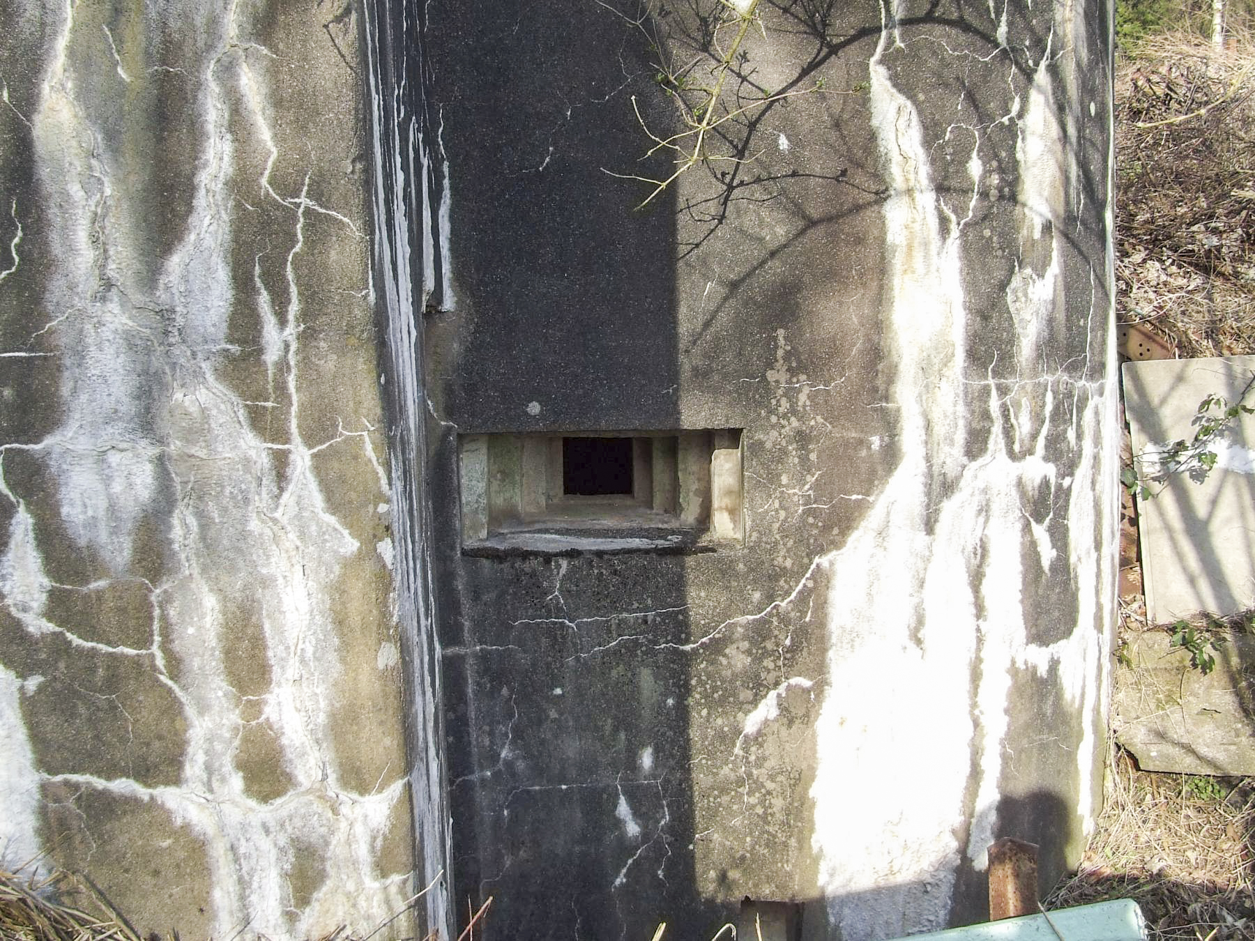 Ligne Maginot - WASENBERG 1 - (Blockhaus pour canon) - Le créneau FM de défense de l'entrée. - STENGER Mathieu