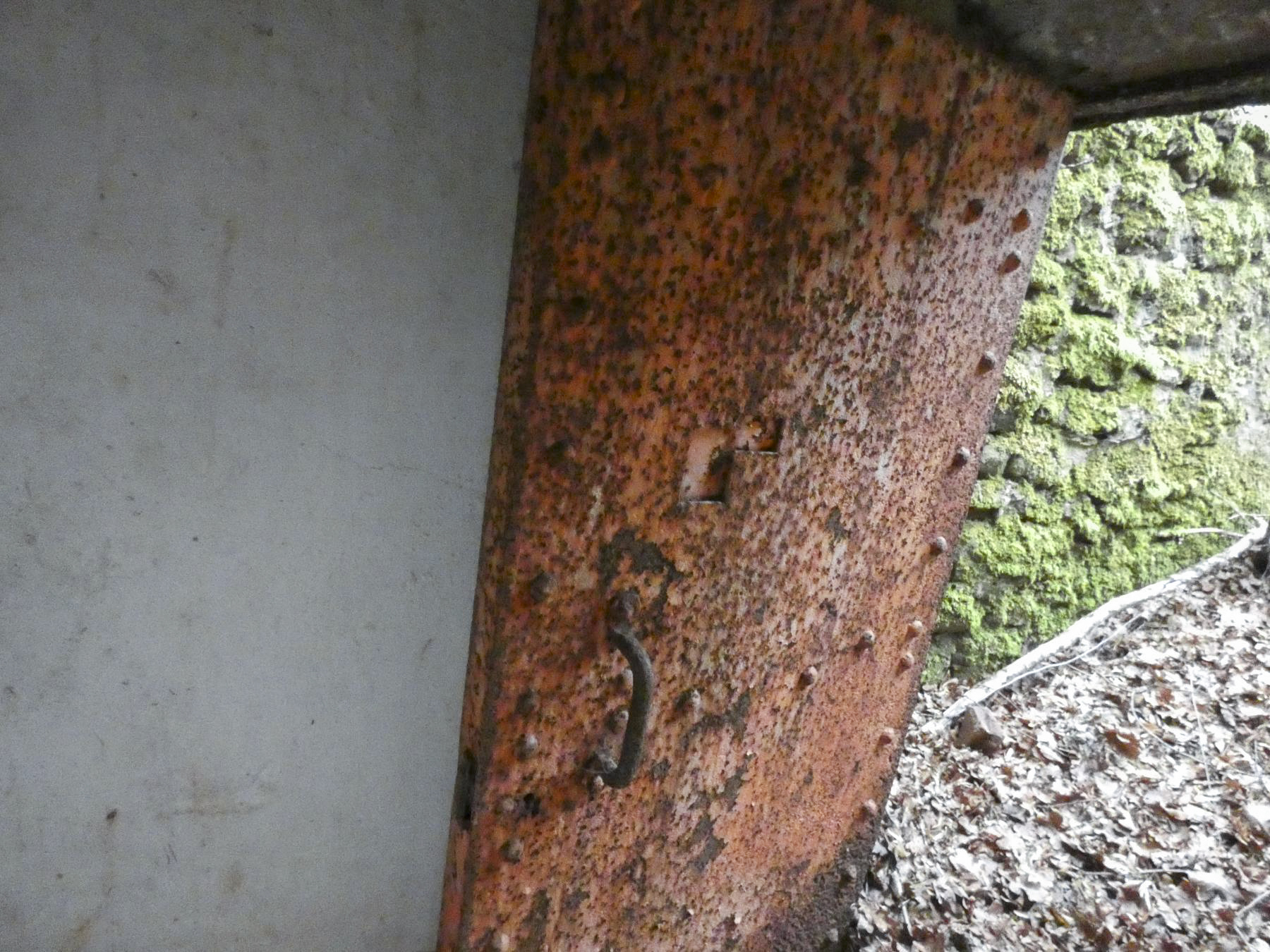 Ligne Maginot - KLAM 6 - (Blockhaus pour arme infanterie) - La porte blindée. - STENGER Mathieu