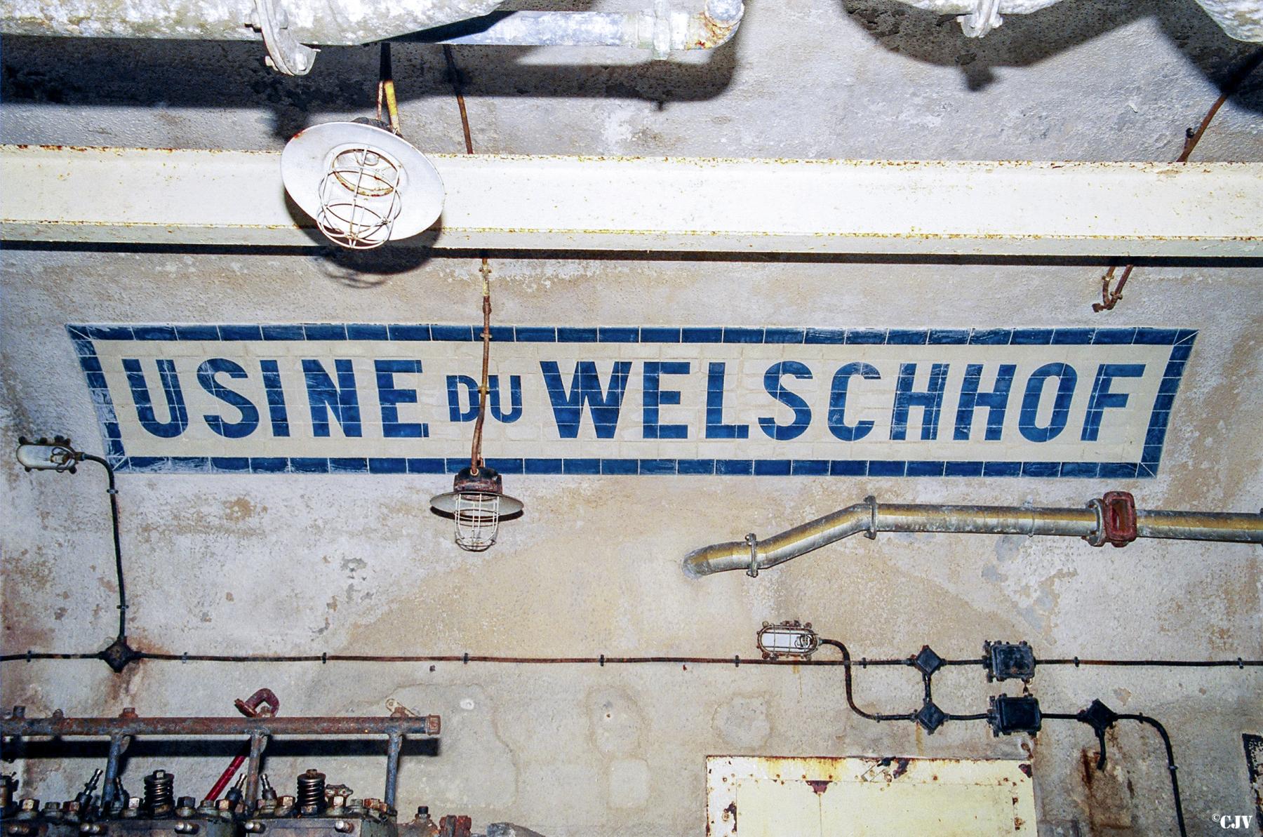 Ligne Maginot - WELSCHHOF - (Ouvrage d'infanterie) - L'usine électrique
Mosaïque typique des ouvrages de ce secteur