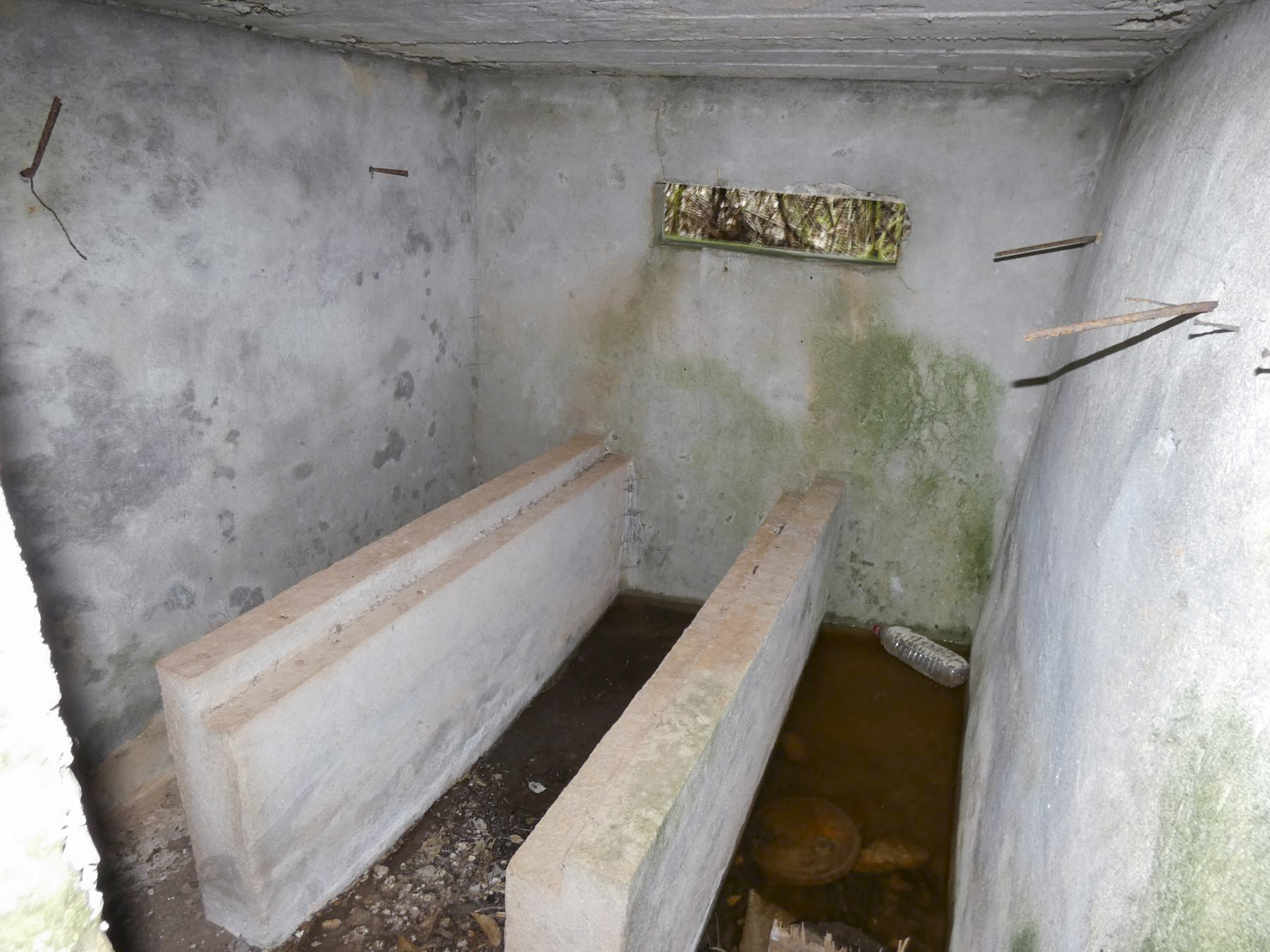 Ligne Maginot - RUISSEAU DU GROSSTHAL 4 - (Blockhaus pour arme infanterie) - L'intérieur du blockhaus. - STENGER Mathieu