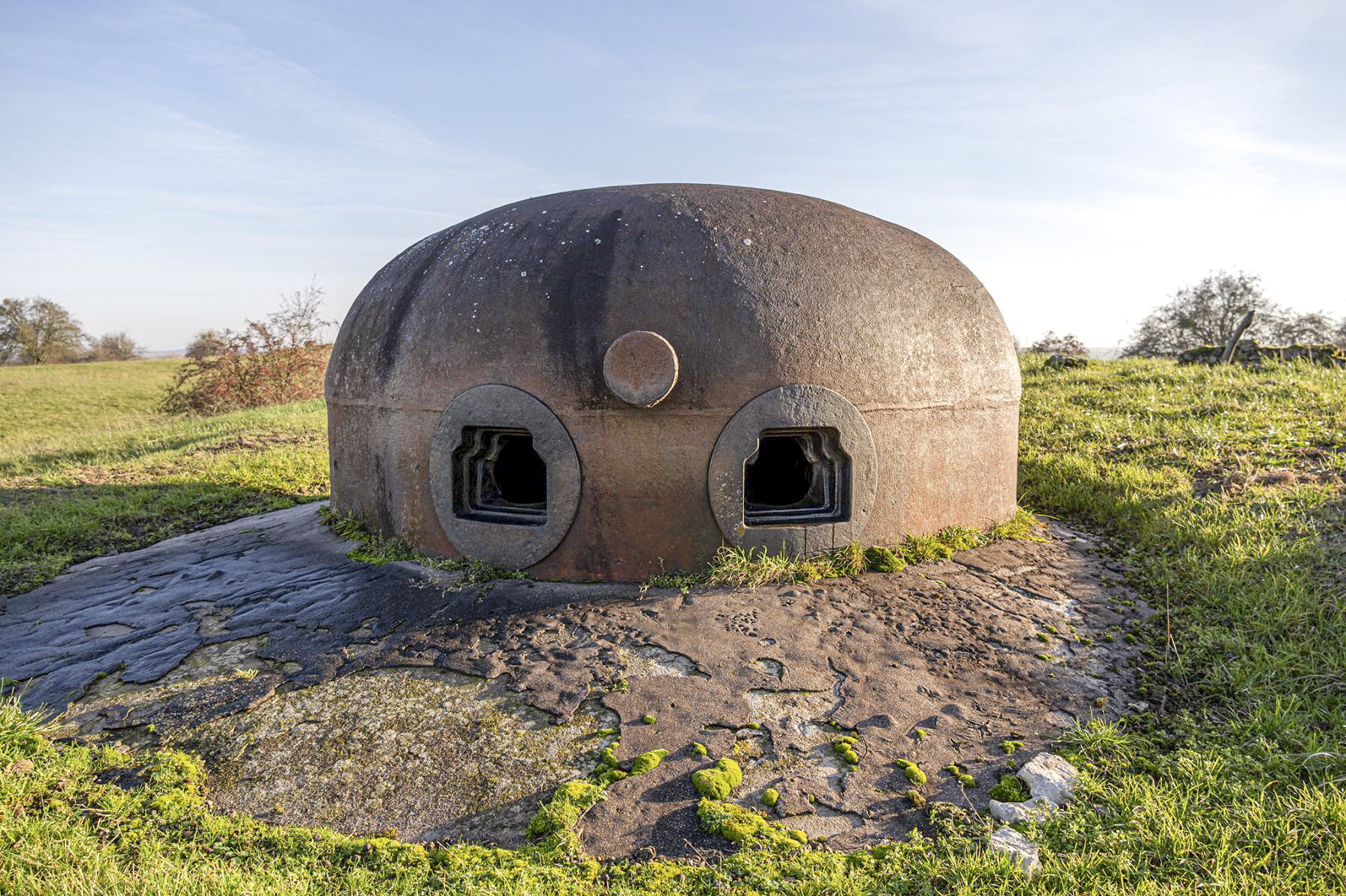 Ligne Maginot - HAUT POIRIER - (Ouvrage d'infanterie) - Bloc 1
La cloche modèle 1934 type B pour arme mixte - David Palmer