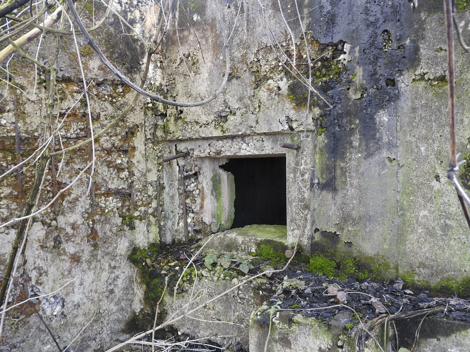 Ligne Maginot - KLEIBORN SUD - (Blockhaus pour arme infanterie) - L'embrasure de tir. - STENGER Mathieu