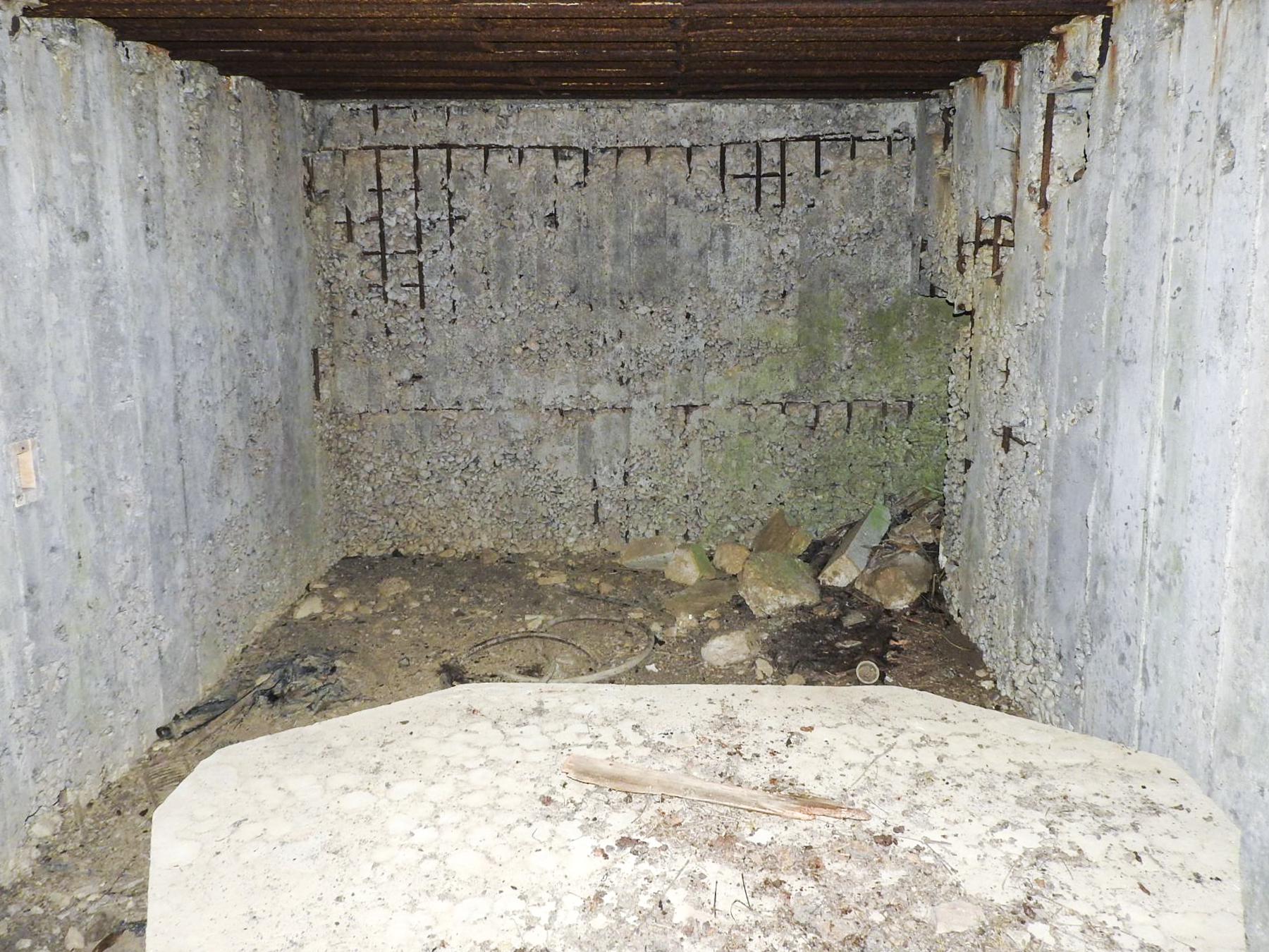 Ligne Maginot - KLEIBORN SUD - (Blockhaus pour arme infanterie) - La chambre de tir du blockhaus. - STENGER Mathieu