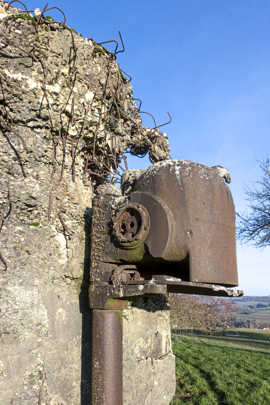 Ligne Maginot - ACHEN Nord Ouest (Casemate d'infanterie - Double) - Projecteur blindée - David Palmer