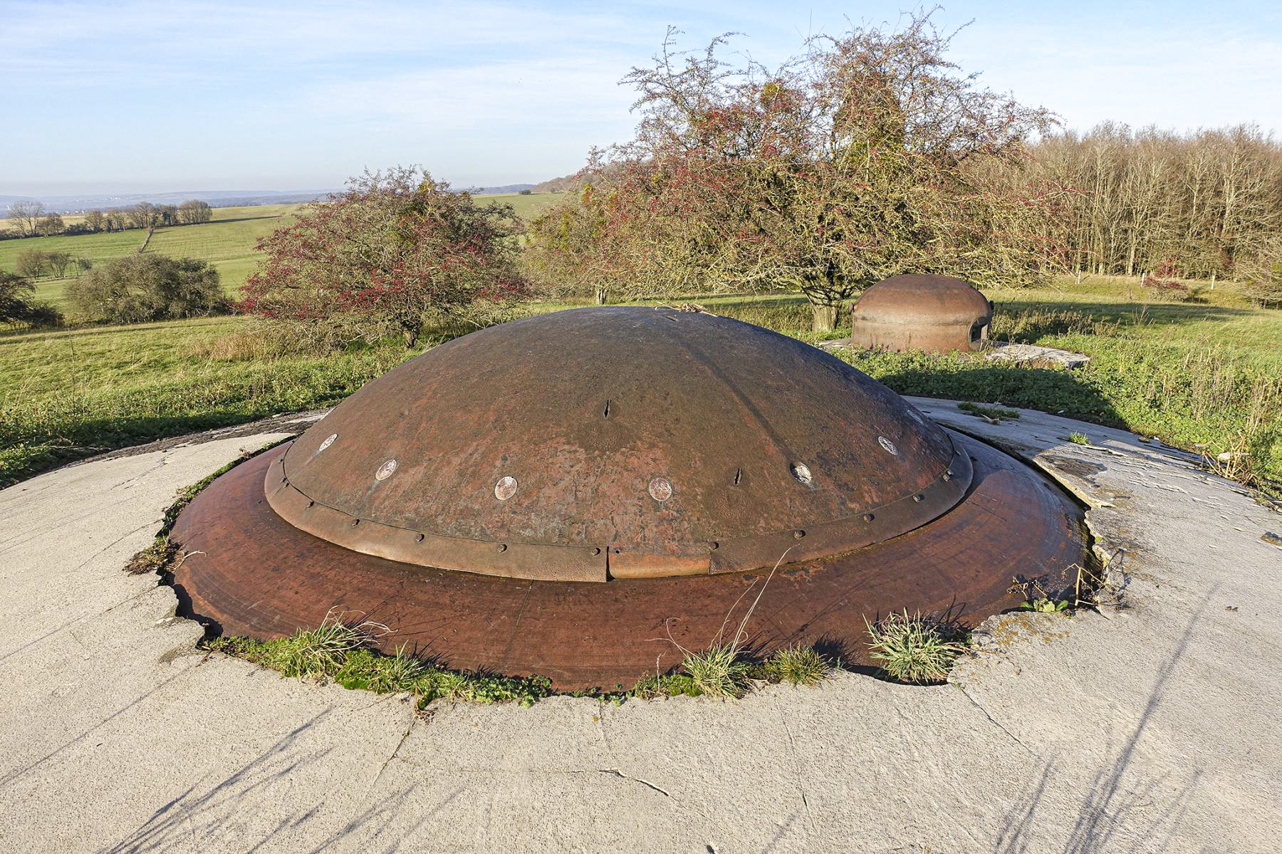 Ligne Maginot - HAUT POIRIER - (Ouvrage d'infanterie) - Bloc 2
Tourelle AM - David Palmer