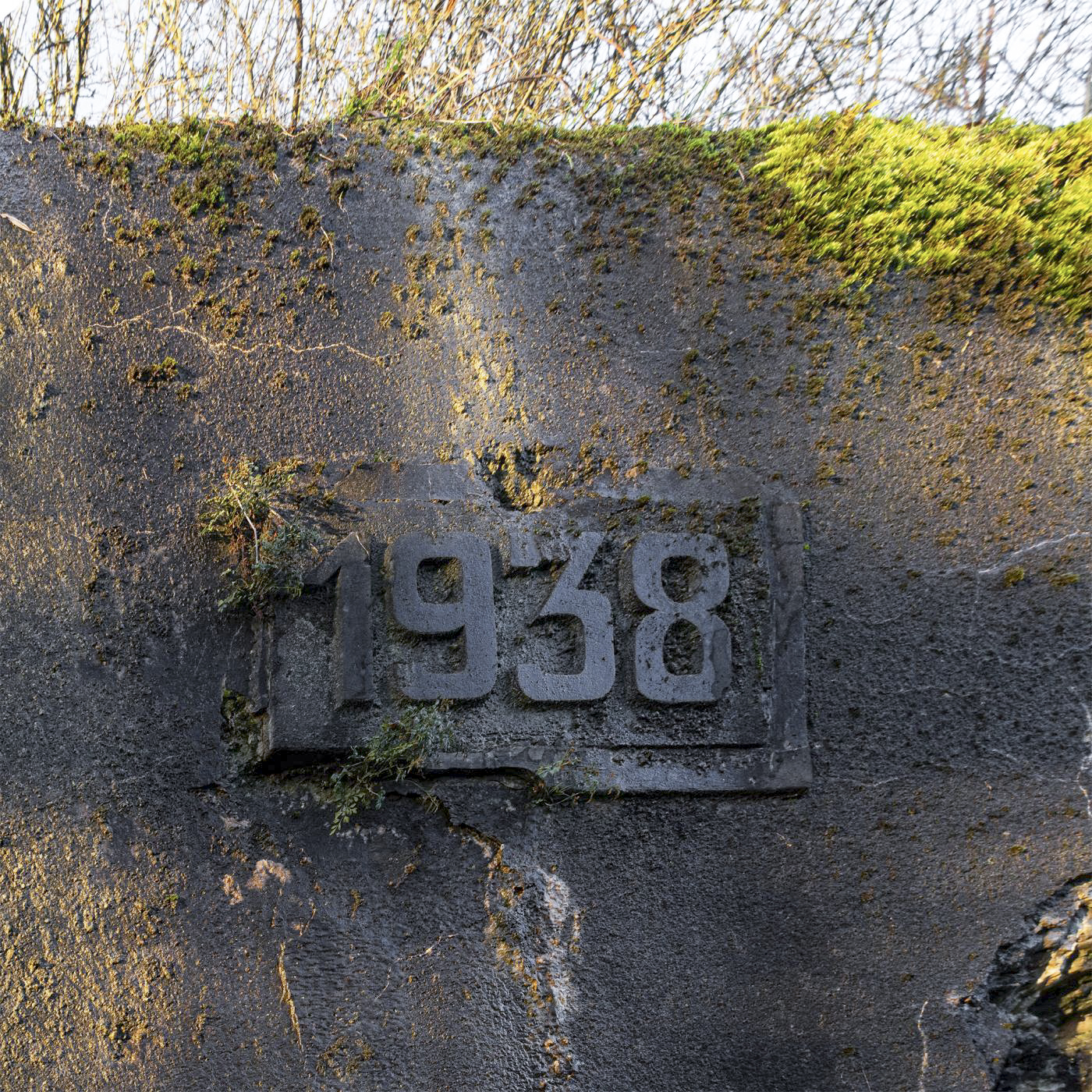 Ligne Maginot - SINGLING OUEST - (Casemate d'infanterie - Simple) - Année au dessus de l'entrée - David Palmer