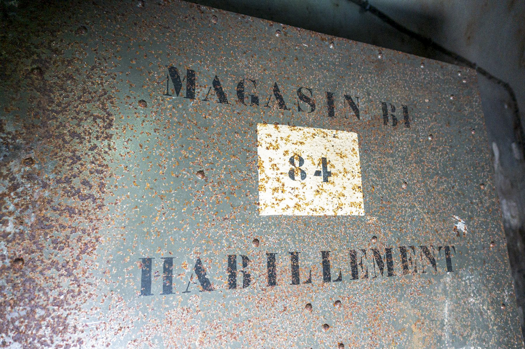 Ligne Maginot - BILLIG - A18 - (Ouvrage d'artillerie) - Usine
Magasin B1, Habillement
 - David Palmer