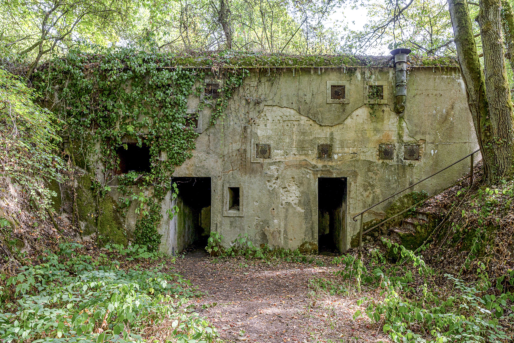 Ligne Maginot - KOENIGSMACKER (FESTE DE) - (Ouvrage d'artillerie) - Entrée principale de la batterie 10cm - David Palmer