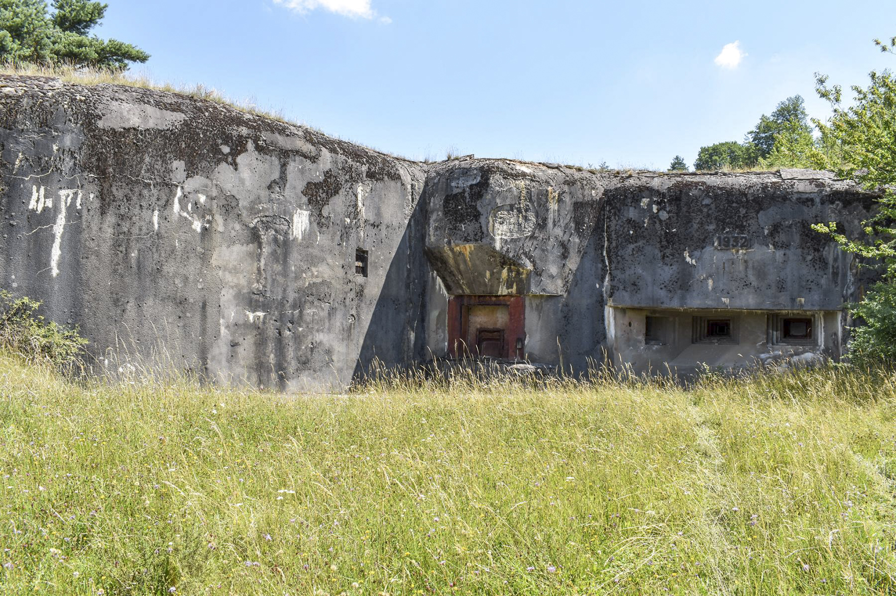 Ligne Maginot - HOCHWALD - (Ouvrage d'artillerie) - Bloc 13
Un créneau pour obusier de 135 mm - David Palmer
