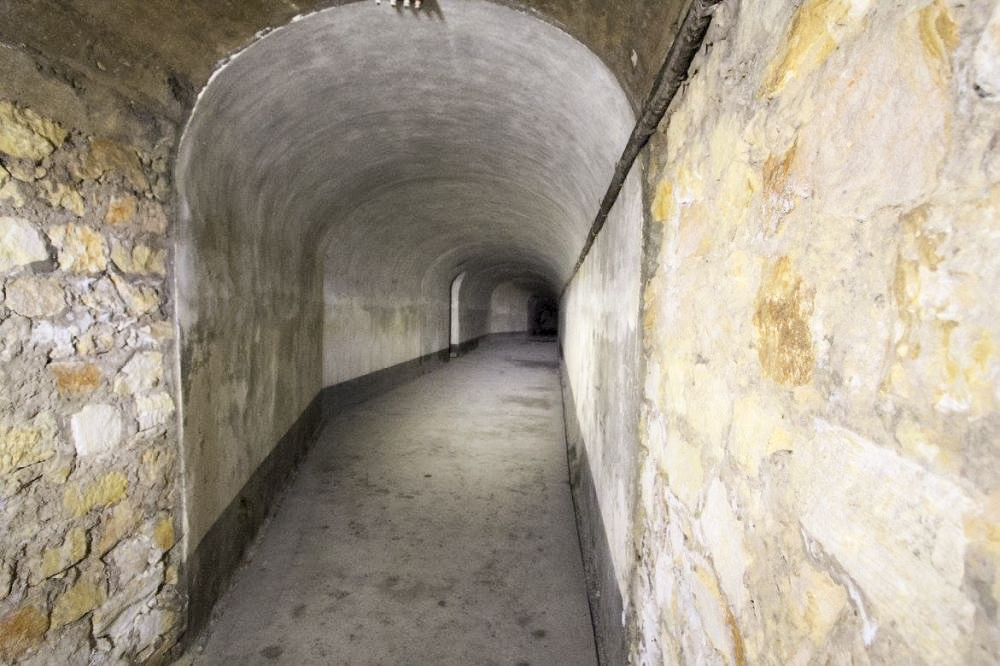Ligne Maginot - HOCHWALD - Reduit ( Ouvrage d'infanterie ) - La pose des crépis et des enduits