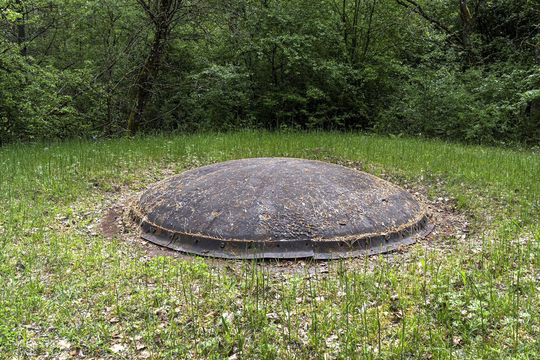 Ligne Maginot - SIMSERHOF - (Ouvrage d'artillerie) - Bloc 2
Tourelle pour mortiers 81mm
 - David Palmer