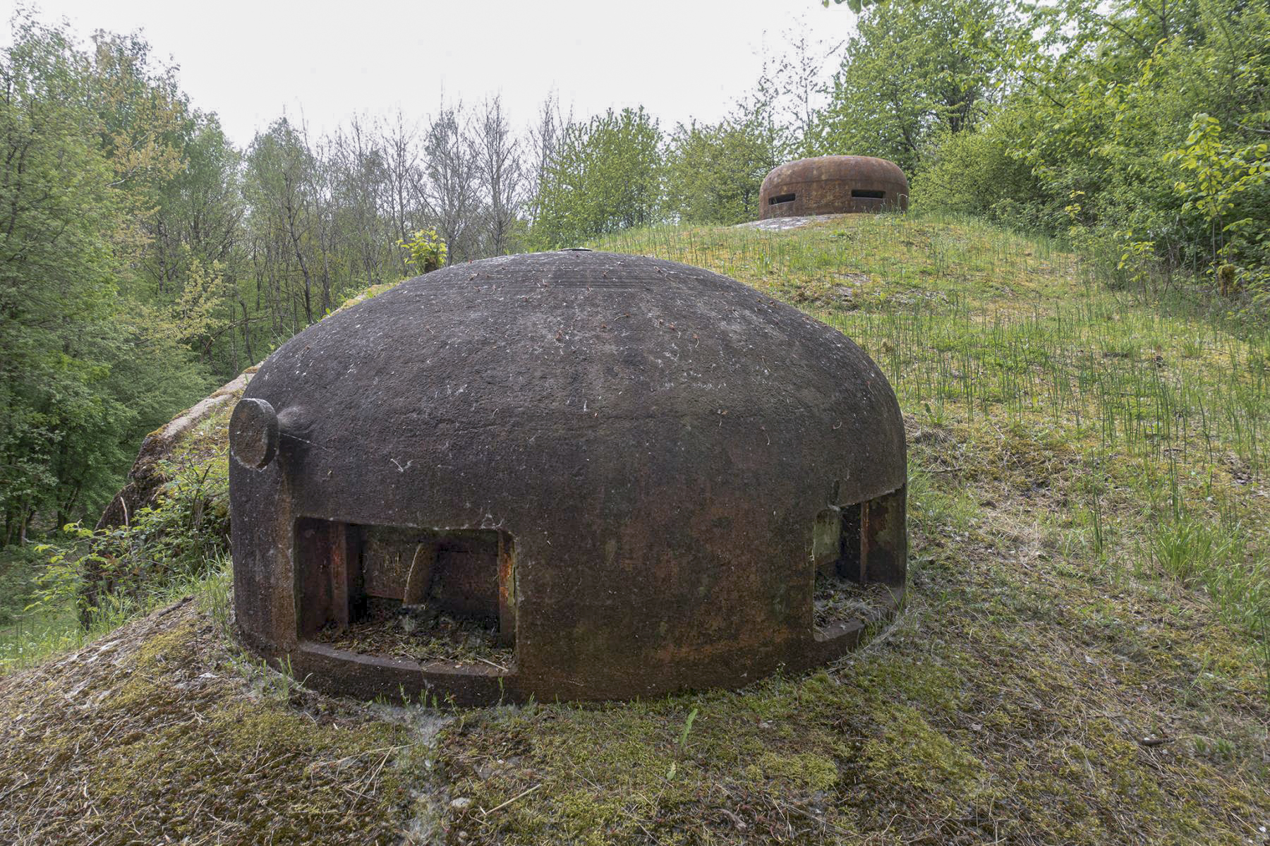 Ligne Maginot - SIMSERHOF - (Ouvrage d'artillerie) - Bloc 6
Cloche GFM et VDP - David Palmer