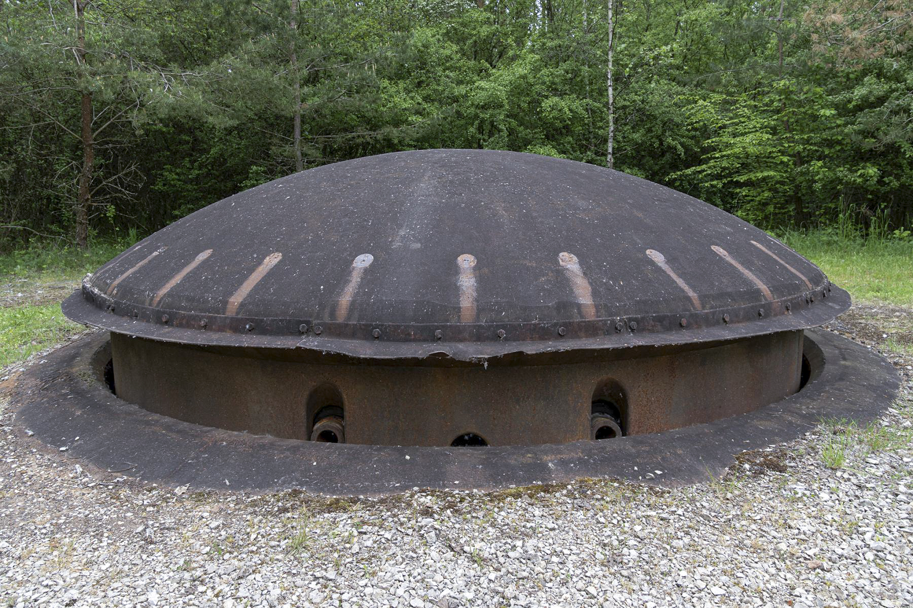 Ligne Maginot - SIMSERHOF - (Ouvrage d'artillerie) - Bloc 8
Tourelle de 75mm - David Palmer