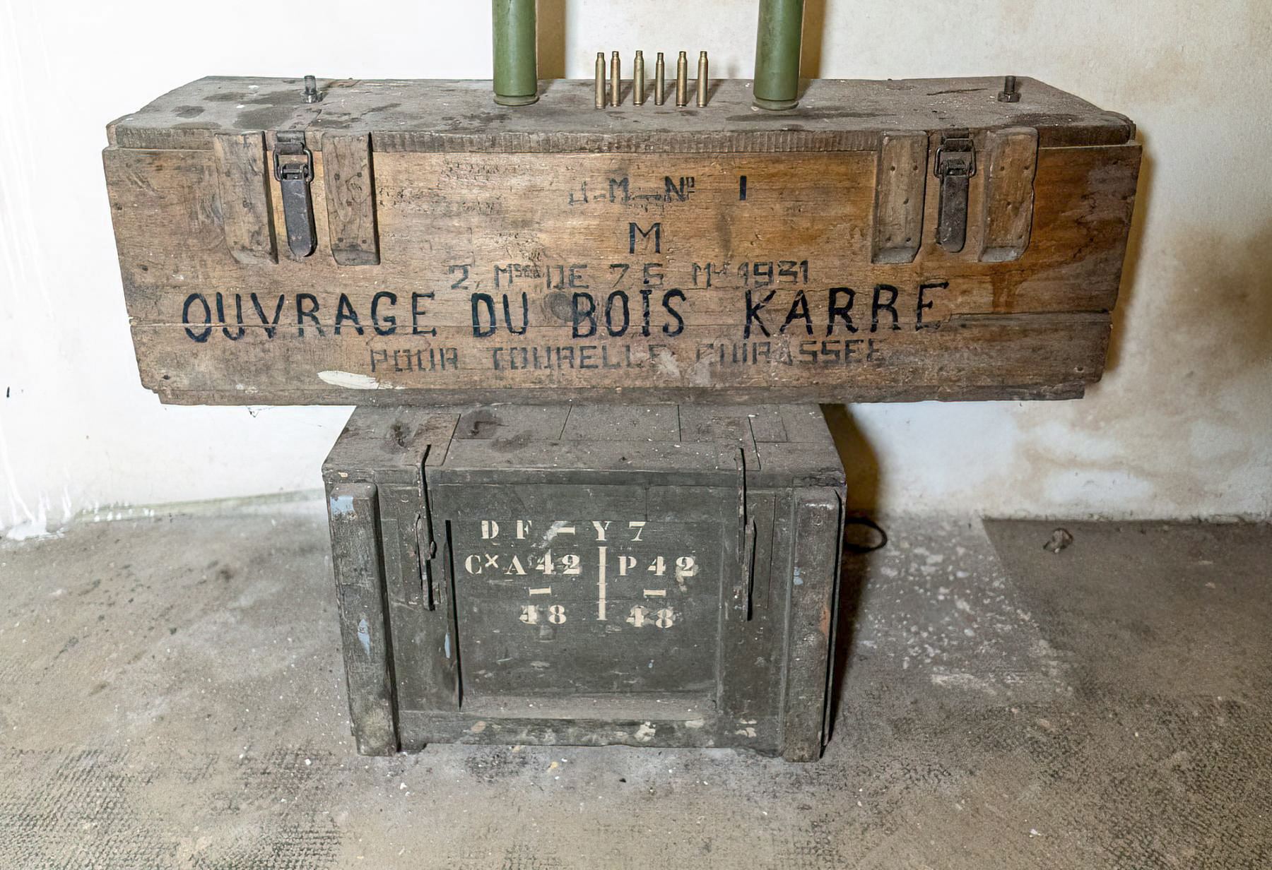 Ligne Maginot - BOIS KARRE - A12 - (Ouvrage d'infanterie) - Chambre de tir Est - David Palmer