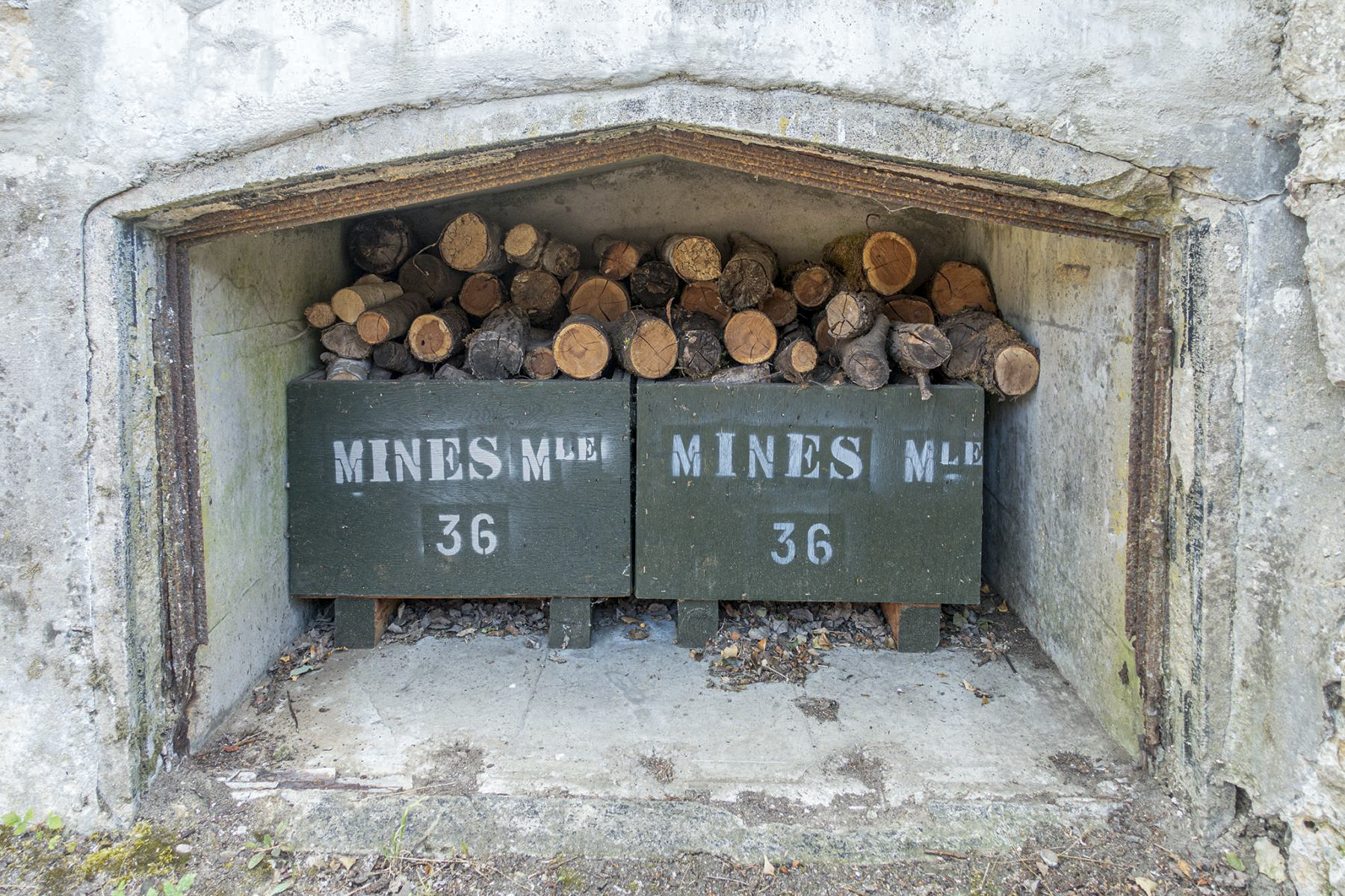 Ligne Maginot - EINSELING NORD - C72 - (Casemate d'infanterie - Simple) - Niche à mines
 - David Palmer