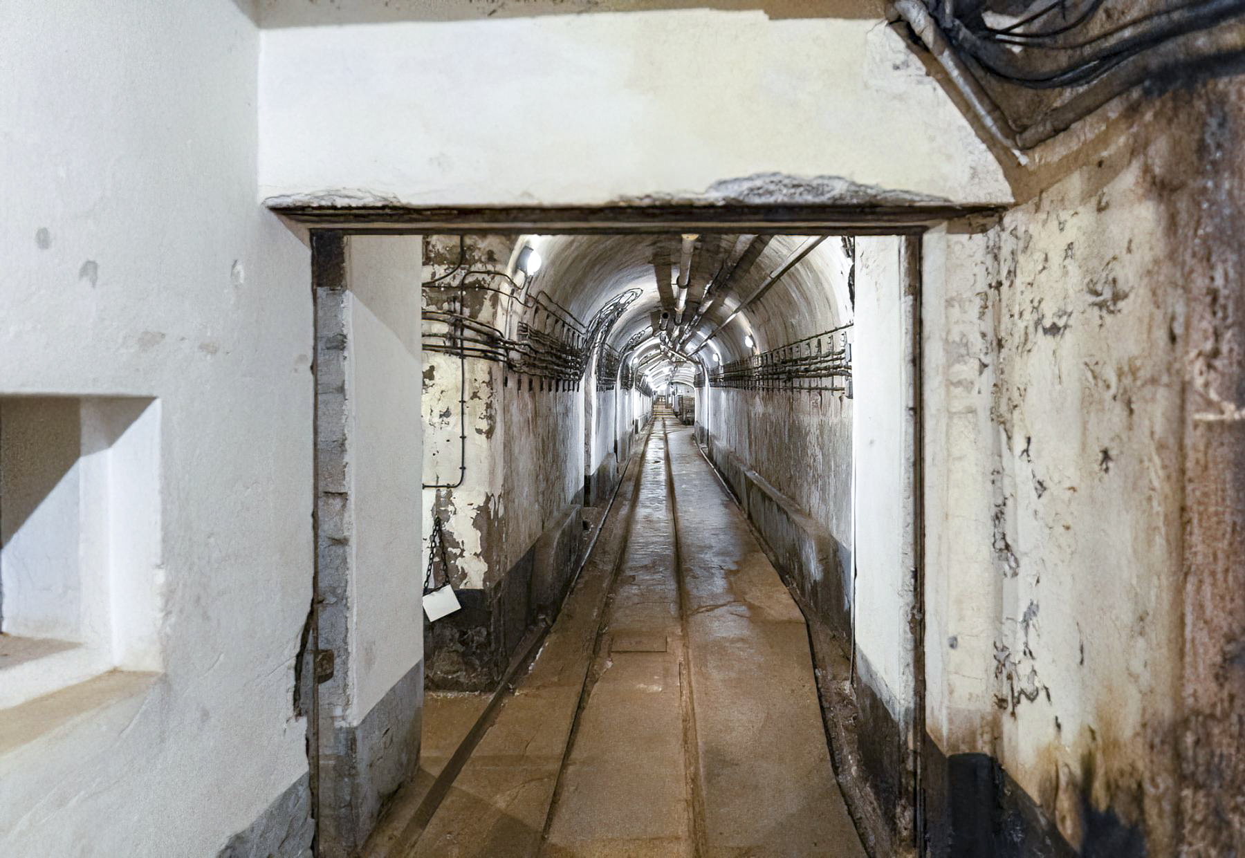 Ligne Maginot - GALGENBERG - A15 - (Ouvrage d'artillerie) - Galerie entre l'entrée des munitions et la gare M1 - David Palmer