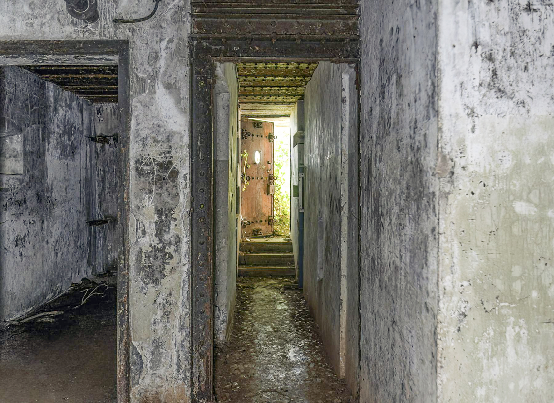 Ligne Maginot - SEELBERG EST - (Casemate d'infanterie - Simple) - Couloir d'entrée de la casemate - David Palmer