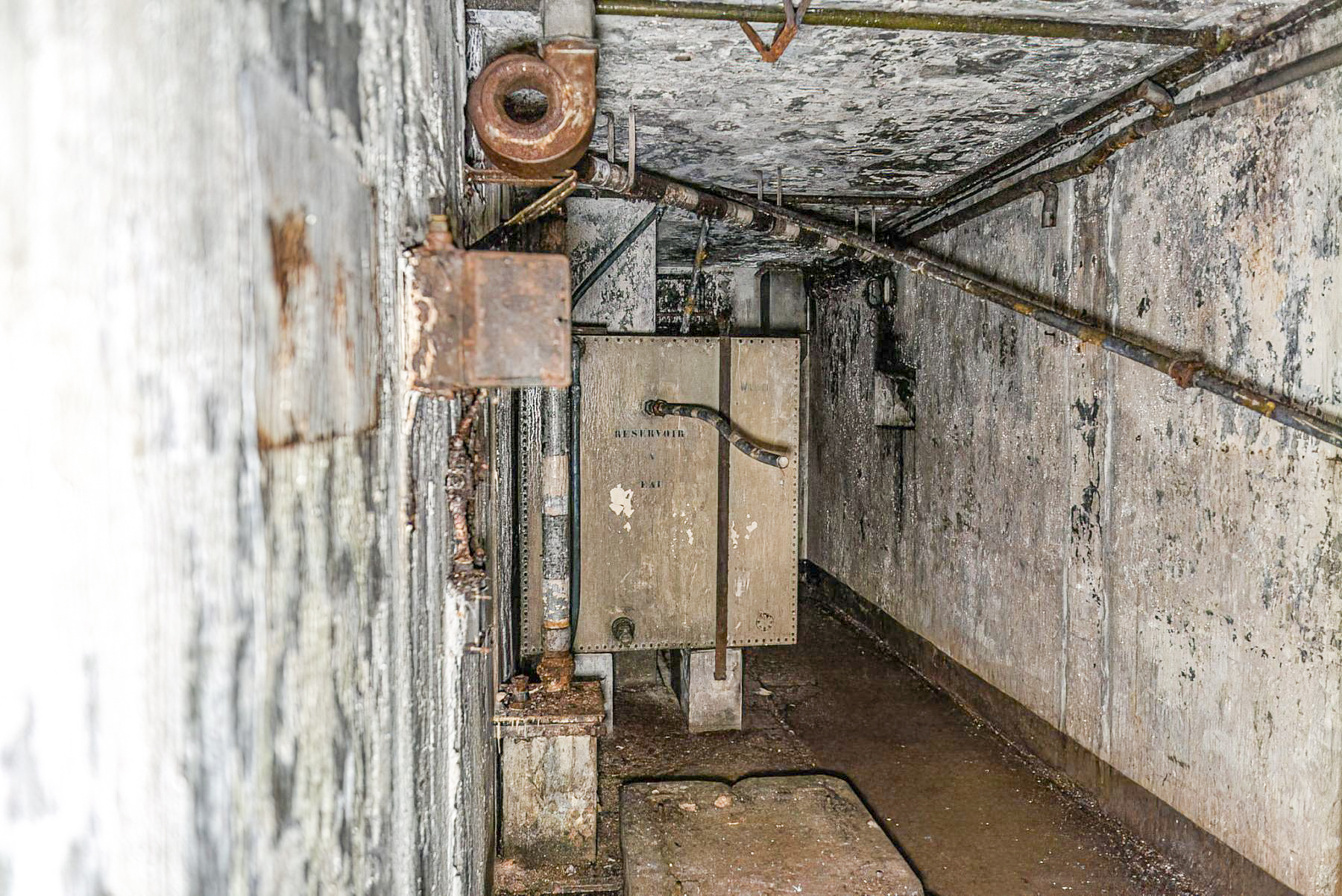 Ligne Maginot - SEELBERG EST - (Casemate d'infanterie - Simple) - L'emplacement du moteur - David Palmer