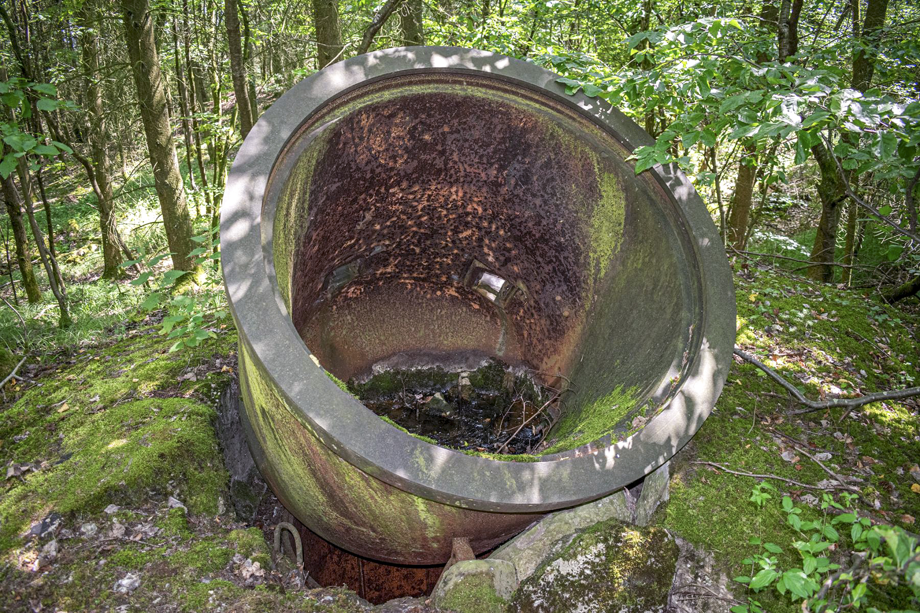 Ligne Maginot - DRACHENBRONN NORD OUEST - (Casemate d'infanterie - Simple) - Cloche GFM - David Palmer