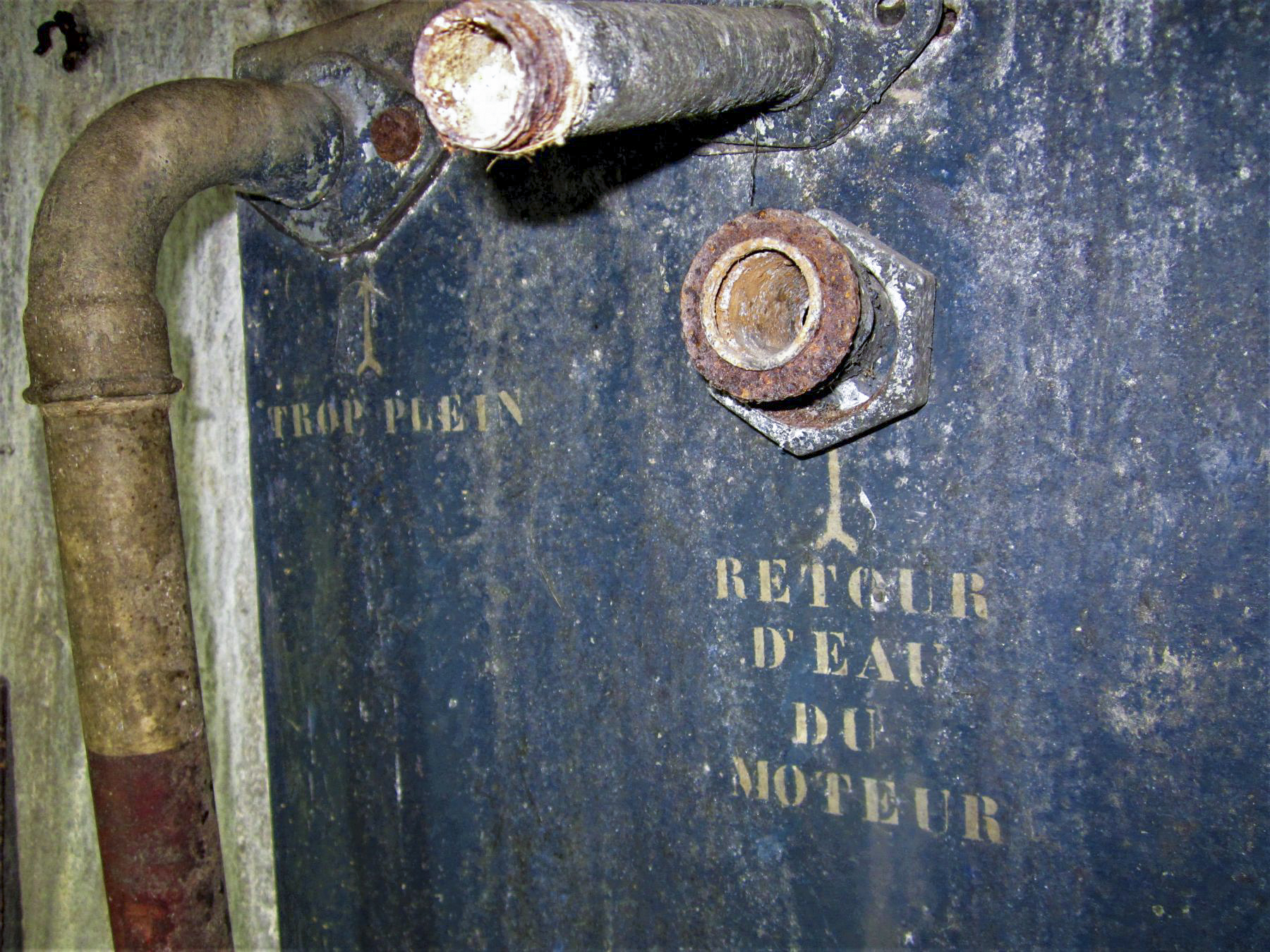 Ligne Maginot - DRACHENBRONN NORD OUEST - (Casemate d'infanterie) - Réservoir d'eau pour le refroidissement du groupe électrogène - Gregory Fuchs