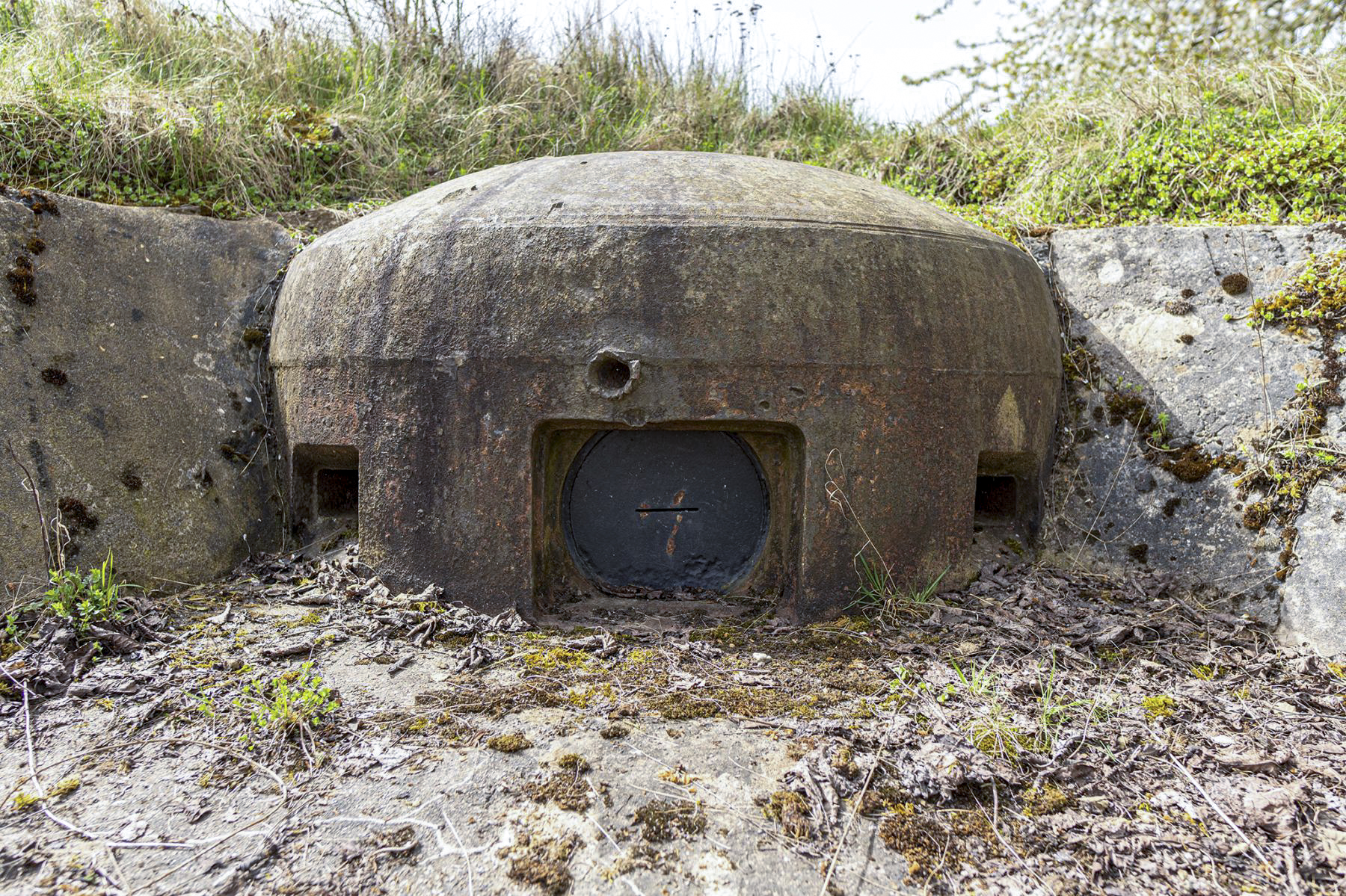 Ligne Maginot - ASCHBACH EST - O2 - (Casemate d'infanterie - Double) - Cloche JM - David Palmer