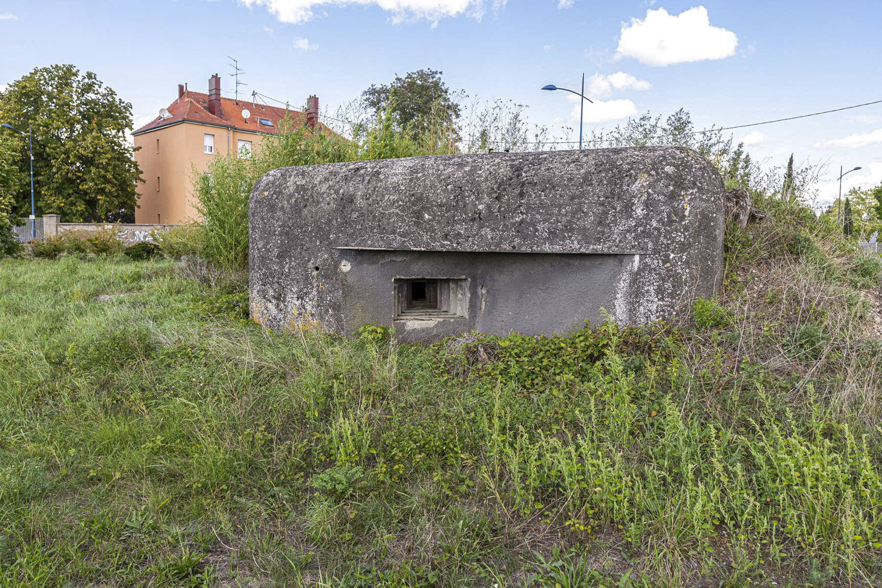 Ligne Maginot - ALGOLSHEIM - ABBATUCCI - (Blockhaus pour arme infanterie) - Créneau de flanquement sud - David Palmer
