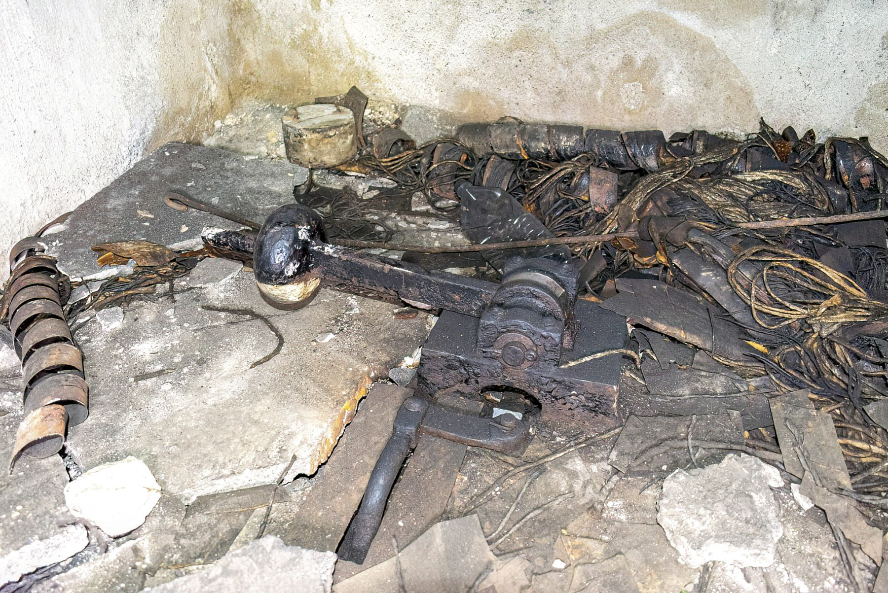 Ligne Maginot - METRICH - A17 - (Ouvrage d'artillerie) - Levier pour un aiguillage dans une gare - David Palmer